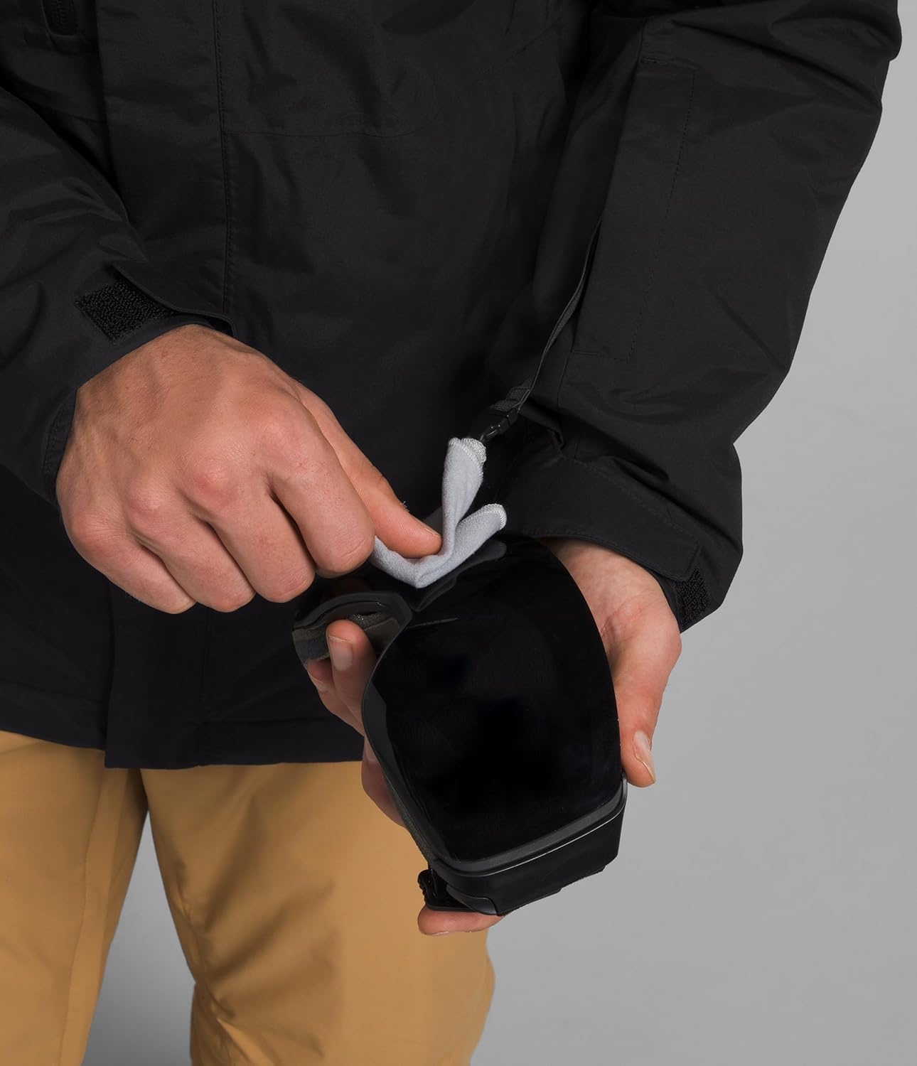 image:imageTHE NORTH FACE Mens Freedom Insulated Jacket Winter Coat With Water Repellent Finish Helmet Compatible Hood amp Zip PocketsTnf Black