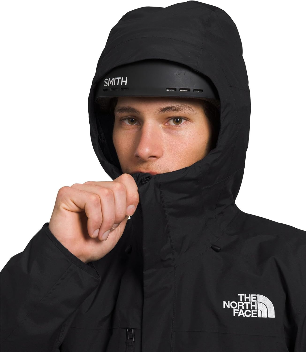 image:imageTHE NORTH FACE Mens Freedom Insulated Jacket Winter Coat With Water Repellent Finish Helmet Compatible Hood amp Zip PocketsTnf Blacknpf