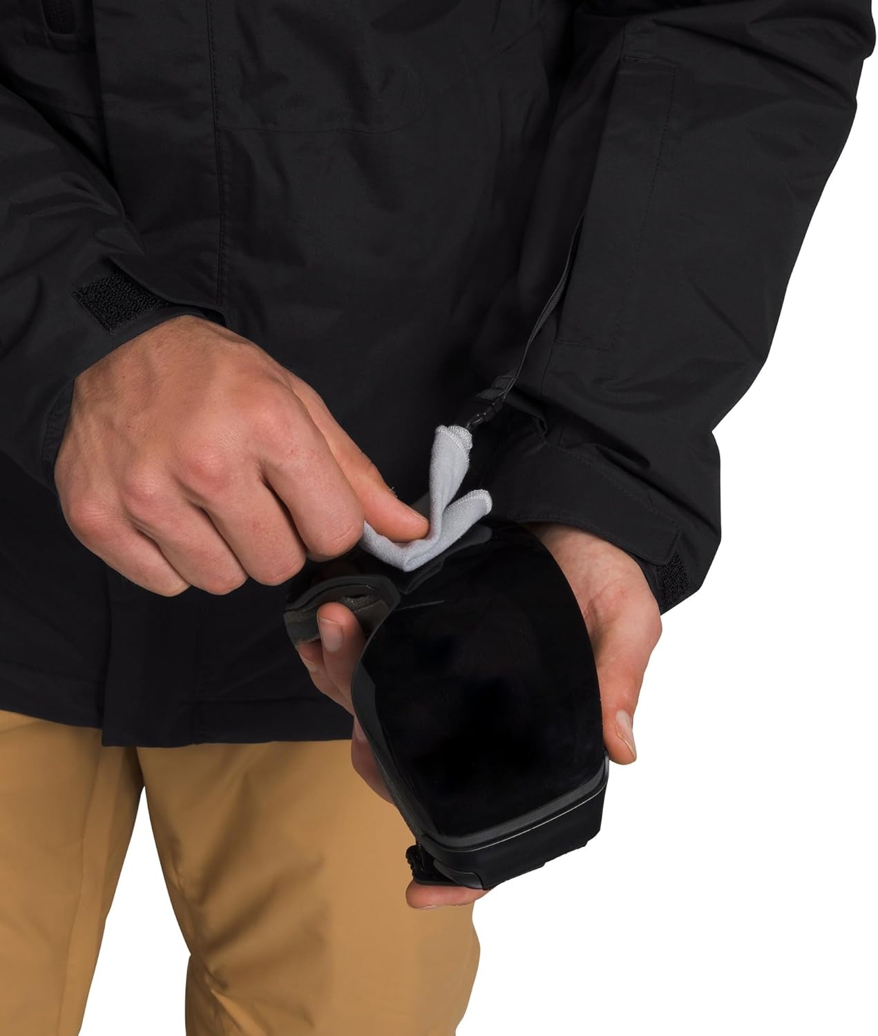 image:imageTHE NORTH FACE Mens Freedom Insulated Jacket Winter Coat With Water Repellent Finish Helmet Compatible Hood amp Zip PocketsTnf Blacknpf