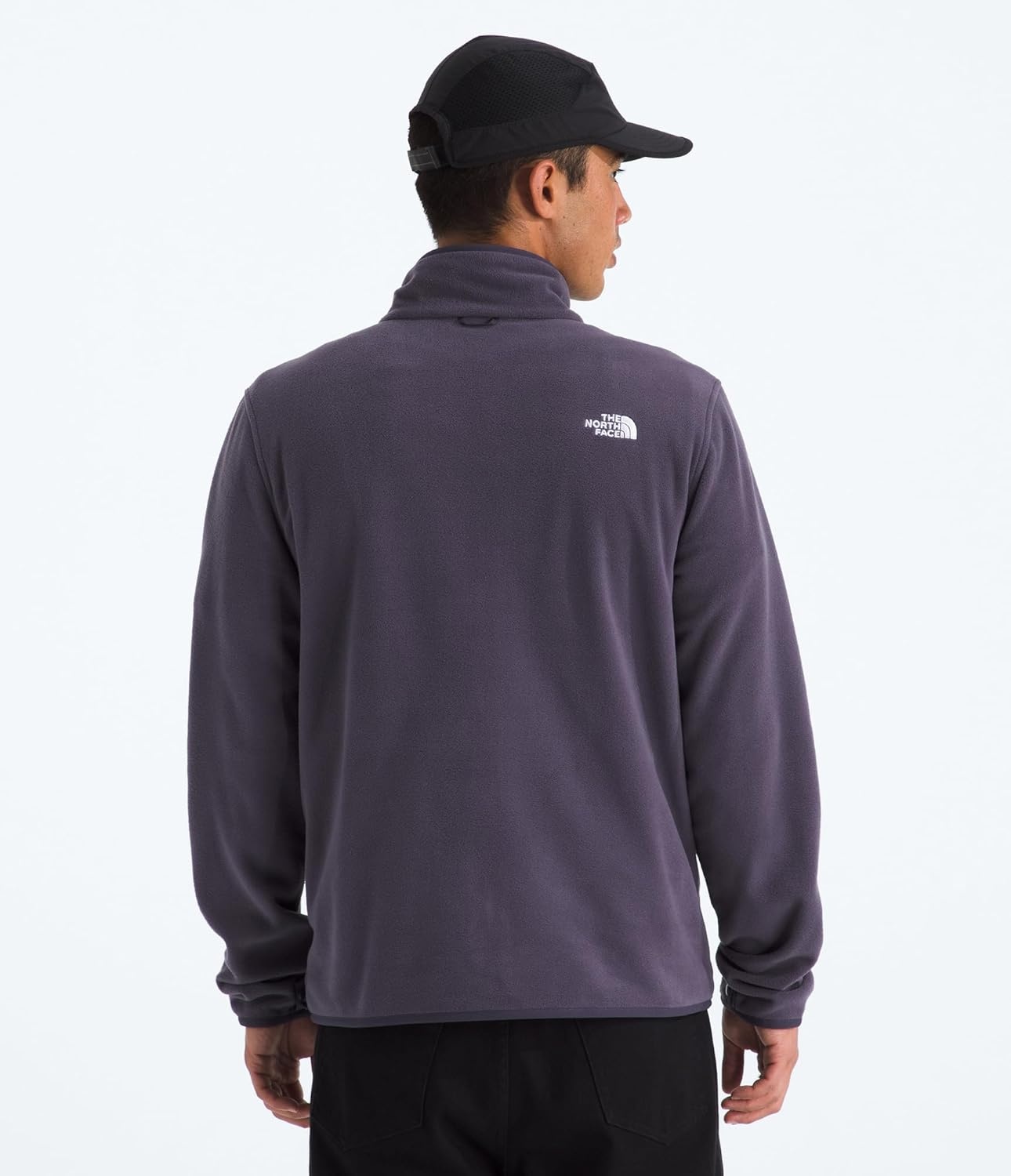 image:imageTHE NORTH FACE Mens Glacier Fleece Jacket Zippered Hand Pockets amp Stretch Binding on the Collar Cuffs amp HemEndless Dusk