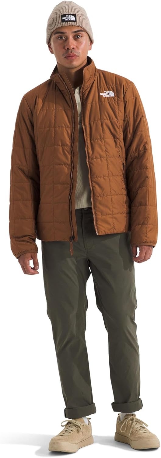 image:imageTHE NORTH FACE Mens Junction Insulated Jacket Water Repellent Winter Coat With Synthetic Insulation amp Zip Hand PocketsBurnt Umber