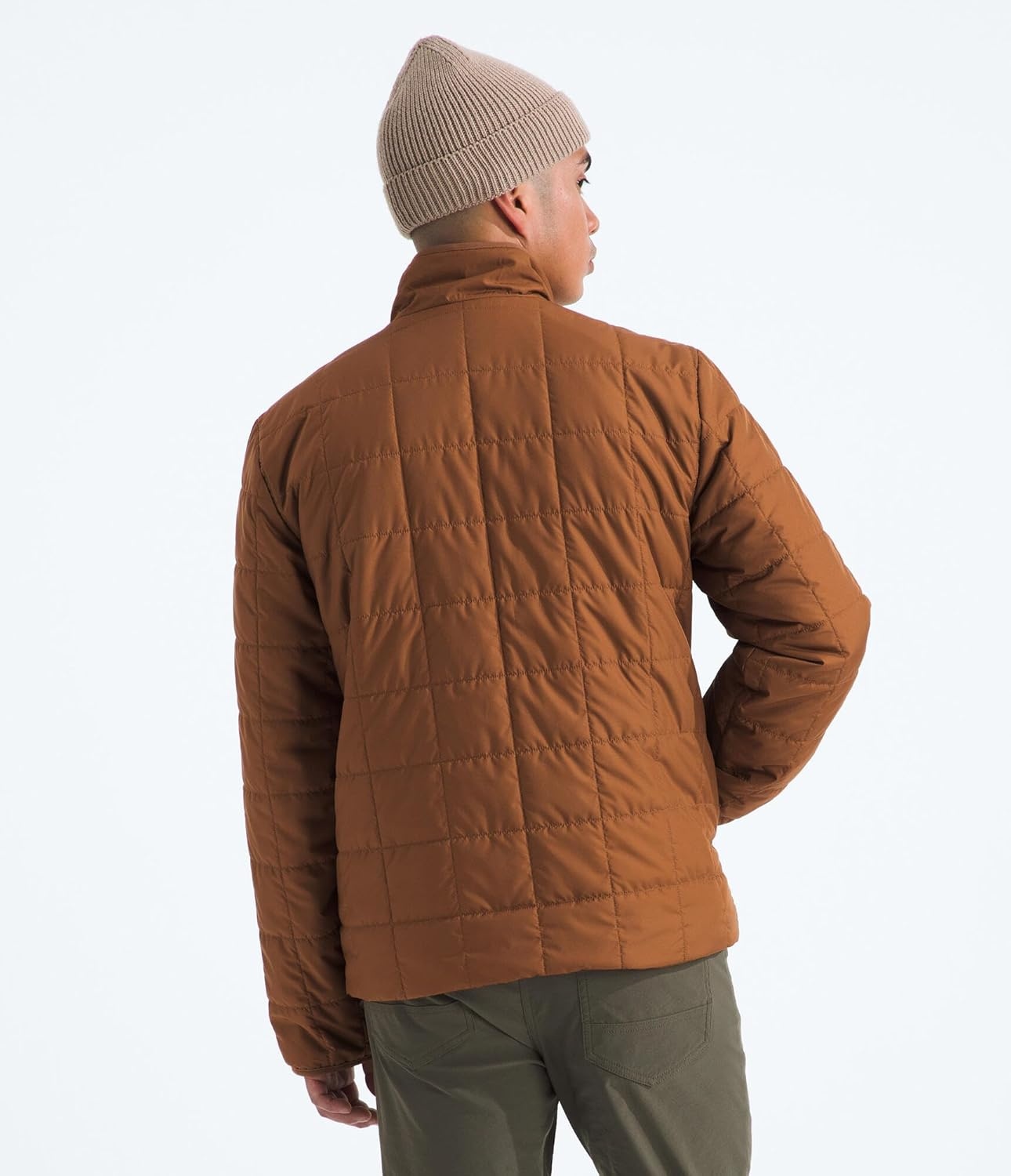 image:imageTHE NORTH FACE Mens Junction Insulated Jacket Water Repellent Winter Coat With Synthetic Insulation amp Zip Hand PocketsBurnt Umber