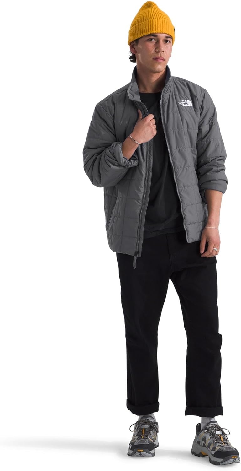 image:imageTHE NORTH FACE Mens Junction Insulated Jacket Water Repellent Winter Coat With Synthetic Insulation amp Zip Hand PocketsSmoked Pearl