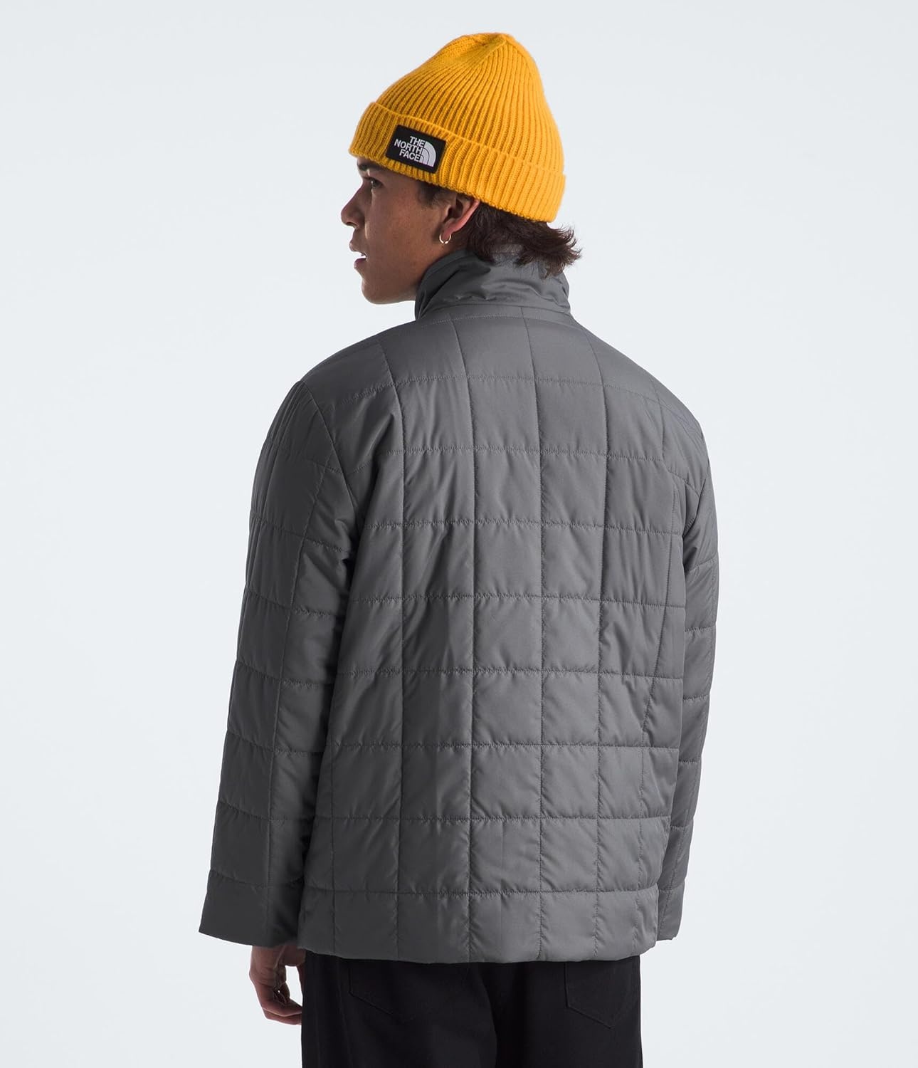 image:imageTHE NORTH FACE Mens Junction Insulated Jacket Water Repellent Winter Coat With Synthetic Insulation amp Zip Hand PocketsSmoked Pearl