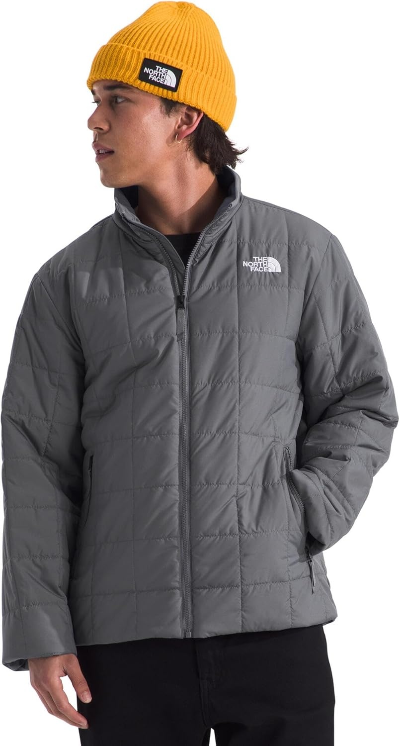 image:imageTHE NORTH FACE Mens Junction Insulated Jacket Water Repellent Winter Coat With Synthetic Insulation amp Zip Hand PocketsSmoked Pearl