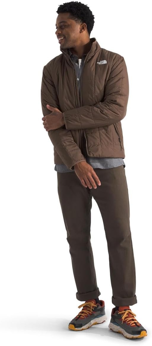 image:imageTHE NORTH FACE Mens Junction Insulated Jacket Water Repellent Winter Coat With Synthetic Insulation amp Zip Hand PocketsSmokey Brown