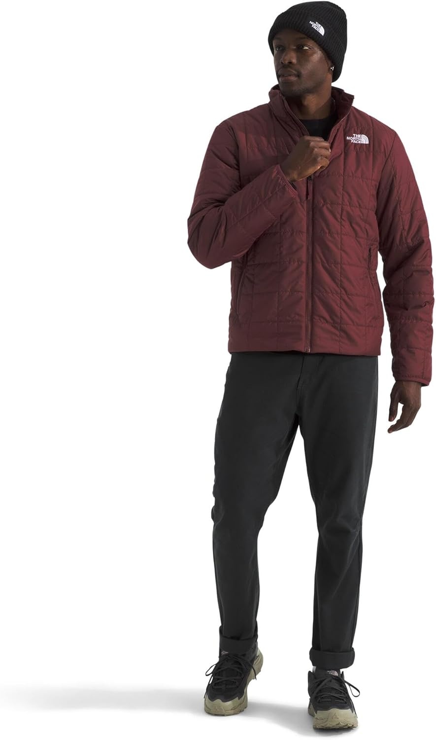 image:imageTHE NORTH FACE Mens Junction Insulated Jacket Water Repellent Winter Coat With Synthetic Insulation amp Zip Hand PocketsSumac