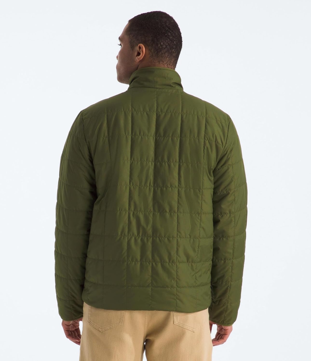 image:imageTHE NORTH FACE Mens Junction Insulated Jacket Water Repellent Winter Coat With Synthetic Insulation amp Zip Hand PocketsWoodland Green