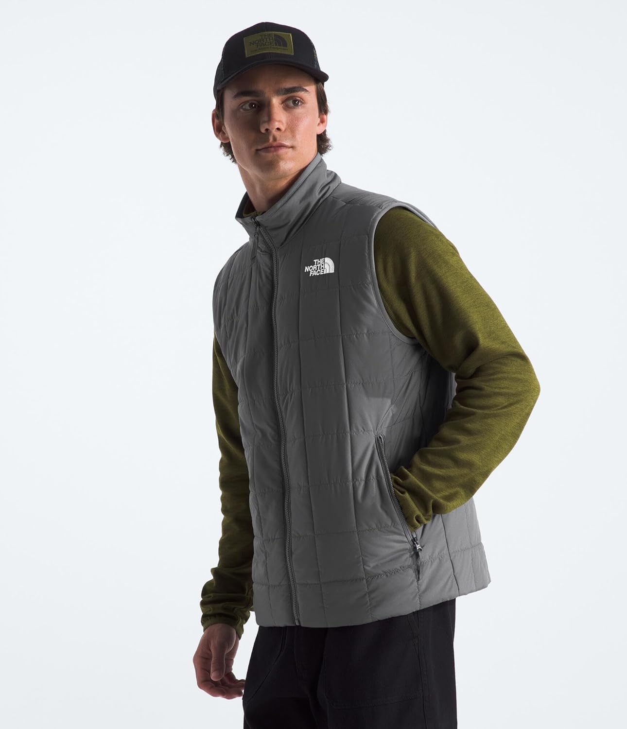 image:imageTHE NORTH FACE Mens Junction Insulated Vest Water Resistant With Heatseeker Insulation Stretch Bindings amp Zip PocketsSmoked Pearl