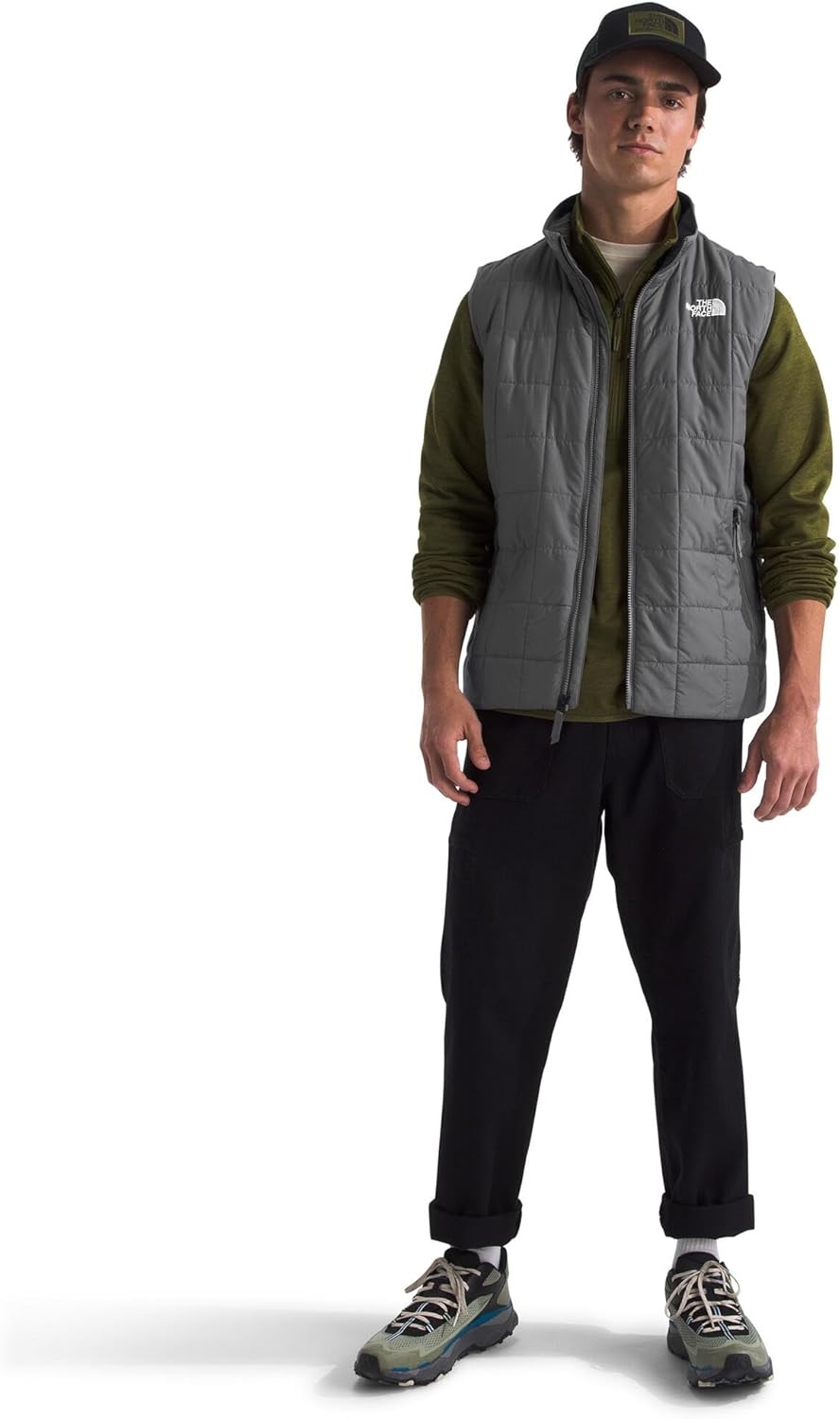 image:imageTHE NORTH FACE Mens Junction Insulated Vest Water Resistant With Heatseeker Insulation Stretch Bindings amp Zip PocketsSmoked Pearl