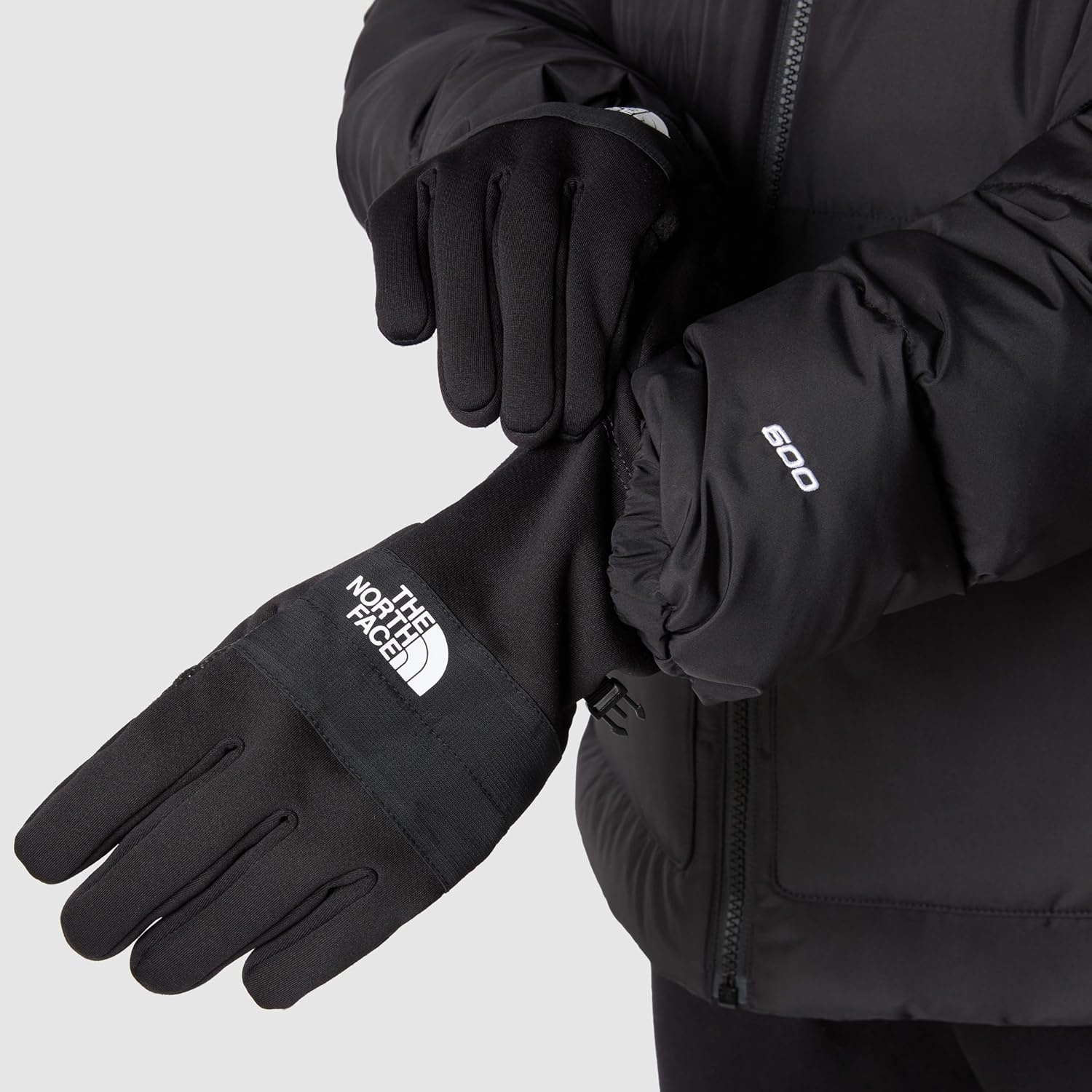 image:imageTHE NORTH FACE Mens Sierra Fleece Etip Glove Touchscreen Compatible Silicone Gripper Dots Pairing ClipTnf Black