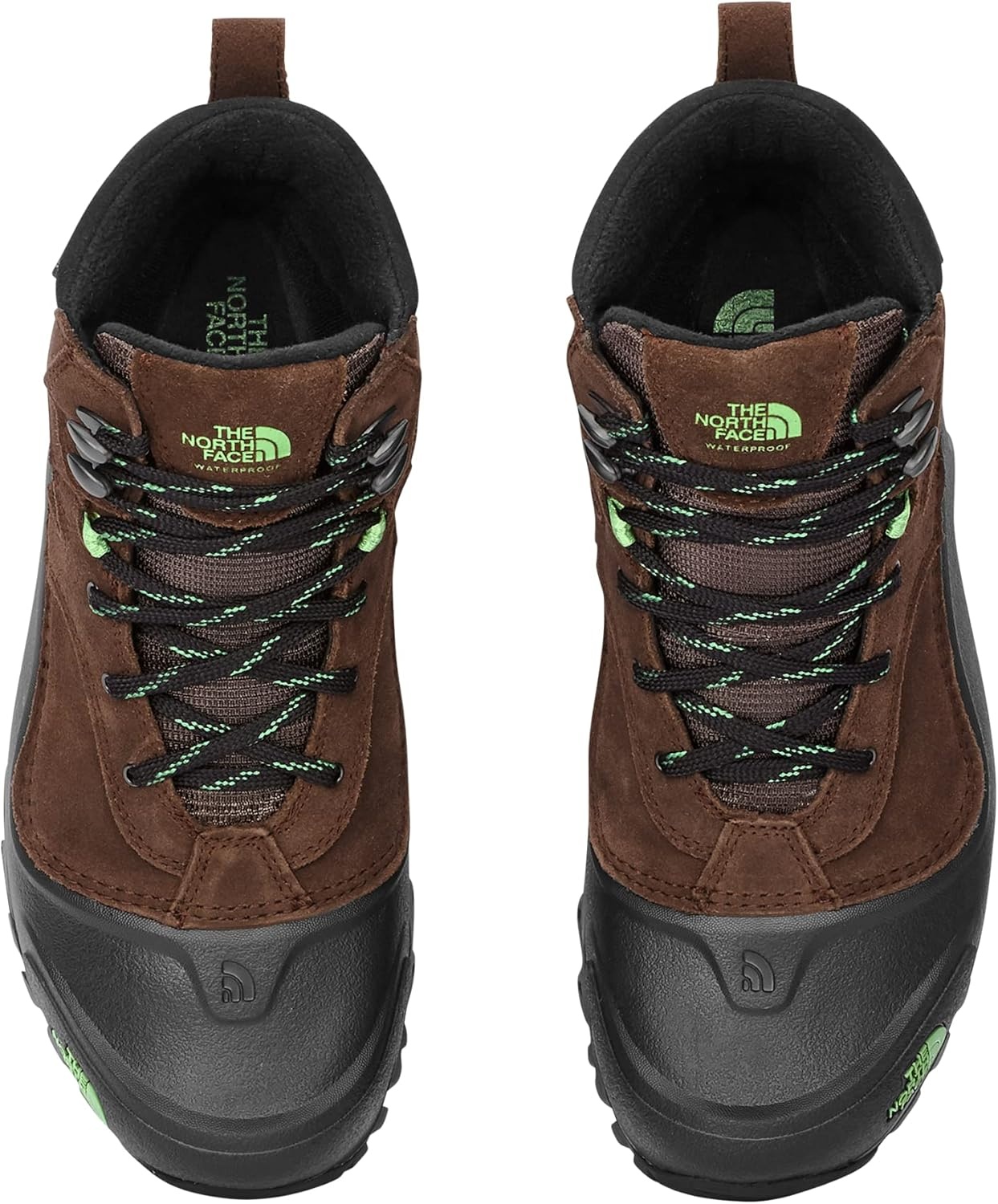 image:imageTHE NORTH FACE Mens Snowfuse Winter Boot Insulated amp Waterproof Lightweight Shell Durable SoleGanache BrownSullivan Green