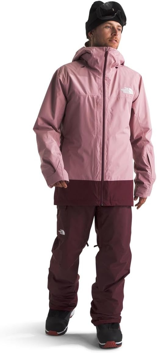 image:imageTHE NORTH FACE Mens Thermoball Eco Snow Triclimate Waterproof Insulated Ski Jacket Helmet Compatible Powder SkirtMauveAlpine Plum