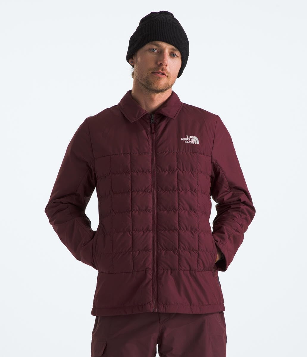 image:imageTHE NORTH FACE Mens Thermoball Eco Snow Triclimate Waterproof Insulated Ski Jacket Helmet Compatible Powder SkirtMauveAlpine Plum