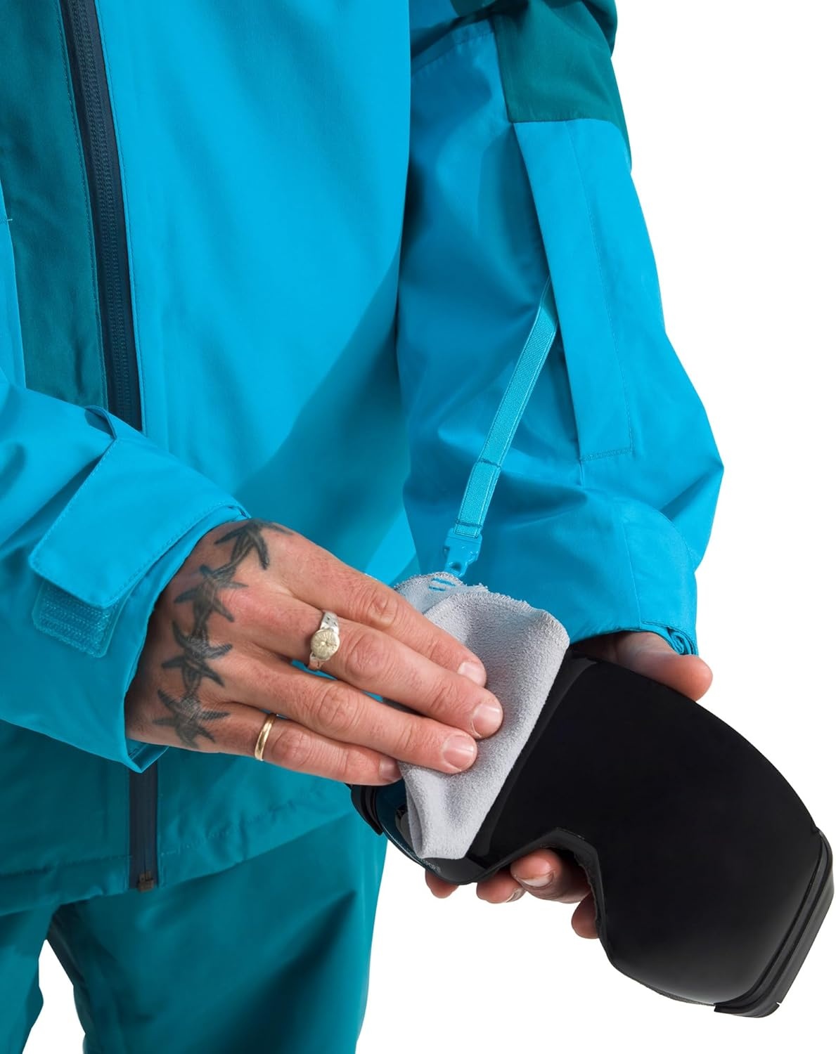 image:imageTHE NORTH FACE Mens Thermoball Eco Snow Triclimate Waterproof Insulated Ski Jacket Helmet Compatible Powder SkirtMeridian BlueDusk Blue