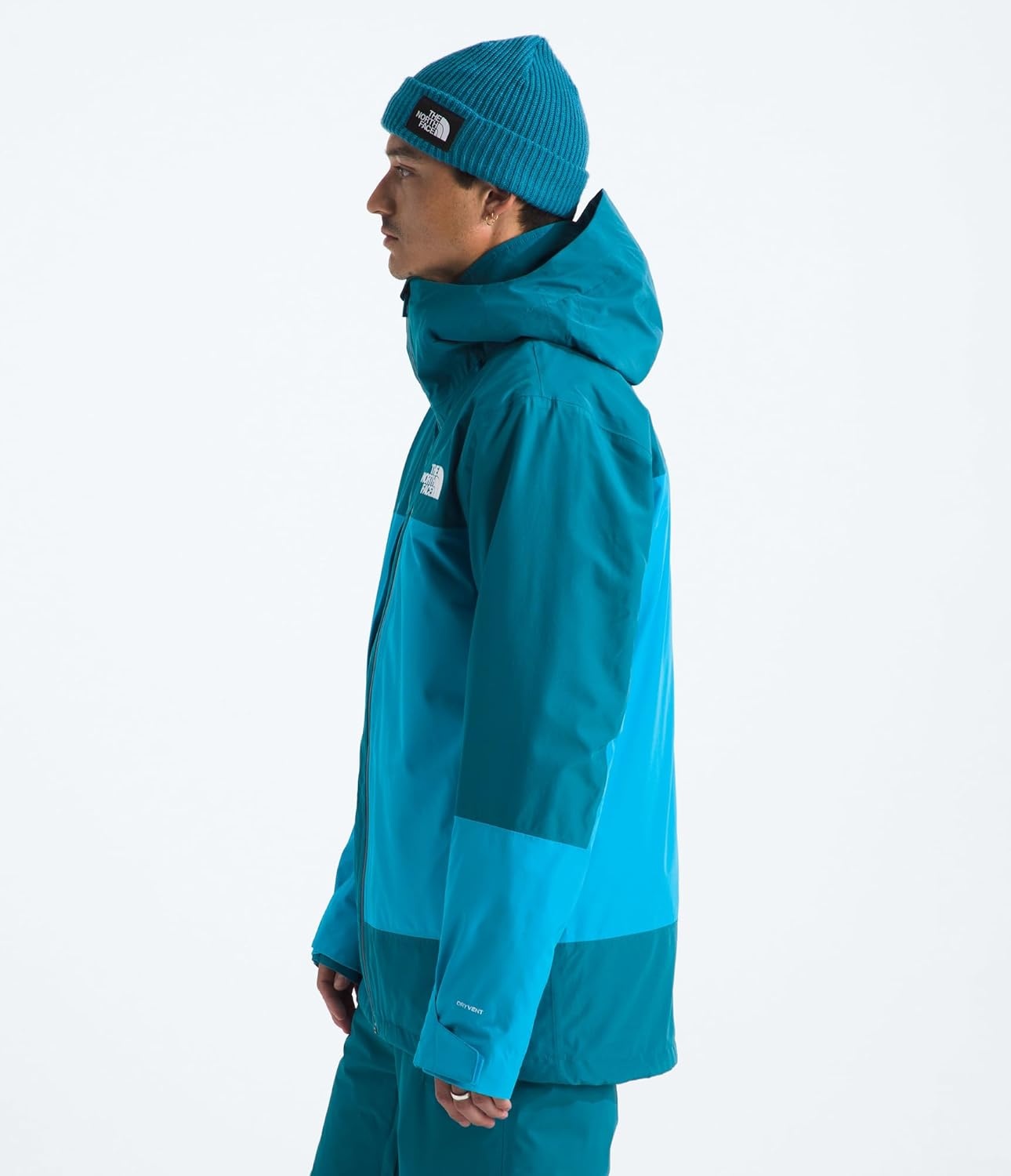 image:imageTHE NORTH FACE Mens Thermoball Eco Snow Triclimate Waterproof Insulated Ski Jacket Helmet Compatible Powder SkirtMeridian BlueDusk Blue