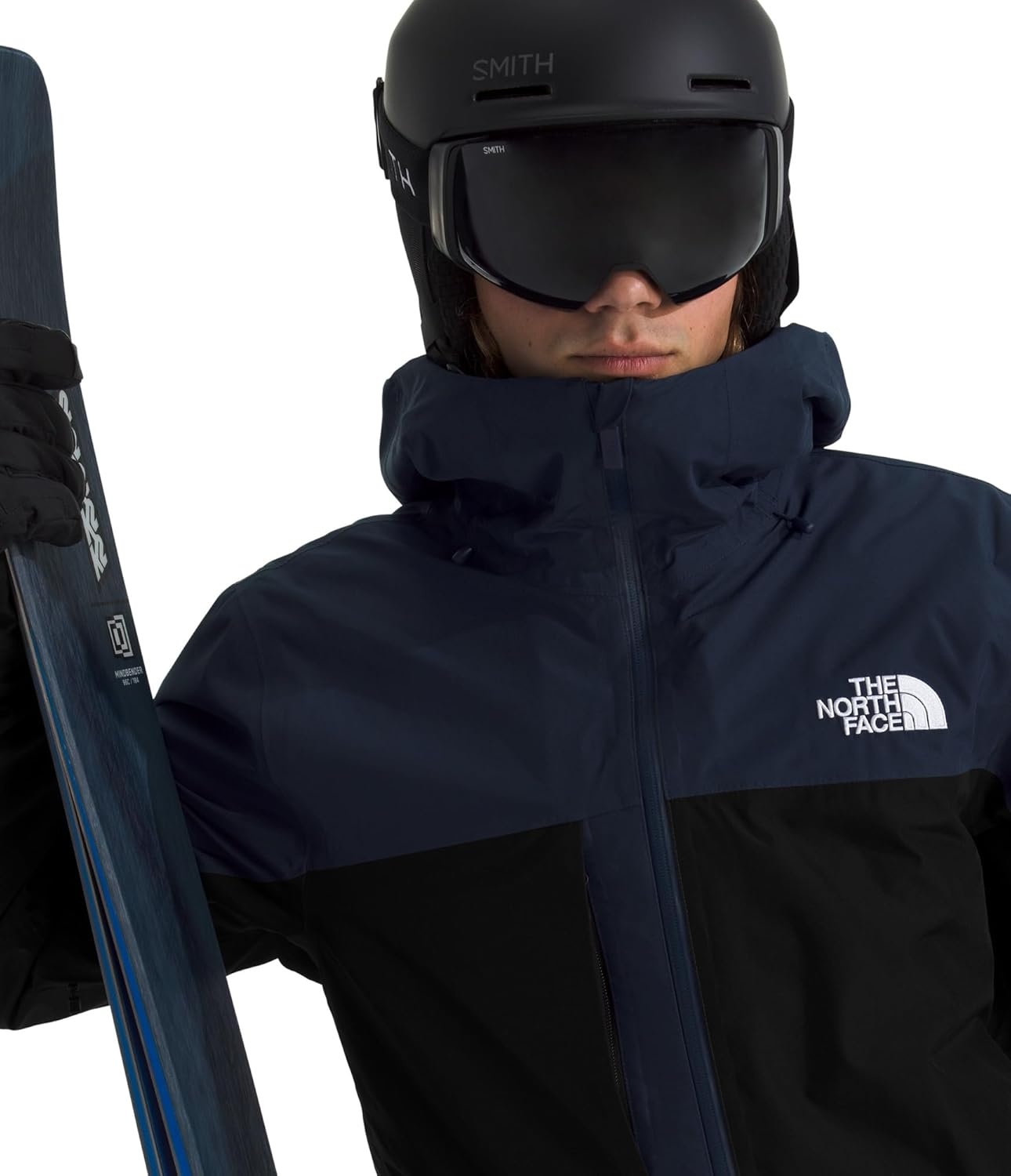 image:imageTHE NORTH FACE Mens Thermoball Eco Snow Triclimate Waterproof Insulated Ski Jacket Helmet Compatible Powder SkirtSummit NavyTnf Black