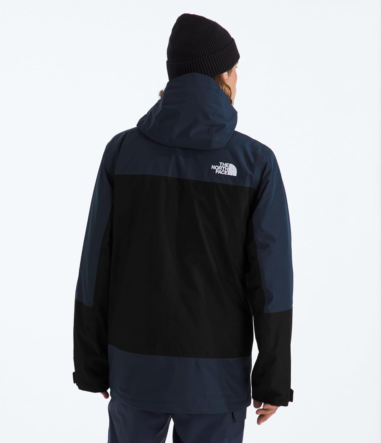 image:imageTHE NORTH FACE Mens Thermoball Eco Snow Triclimate Waterproof Insulated Ski Jacket Helmet Compatible Powder SkirtSummit NavyTnf Black