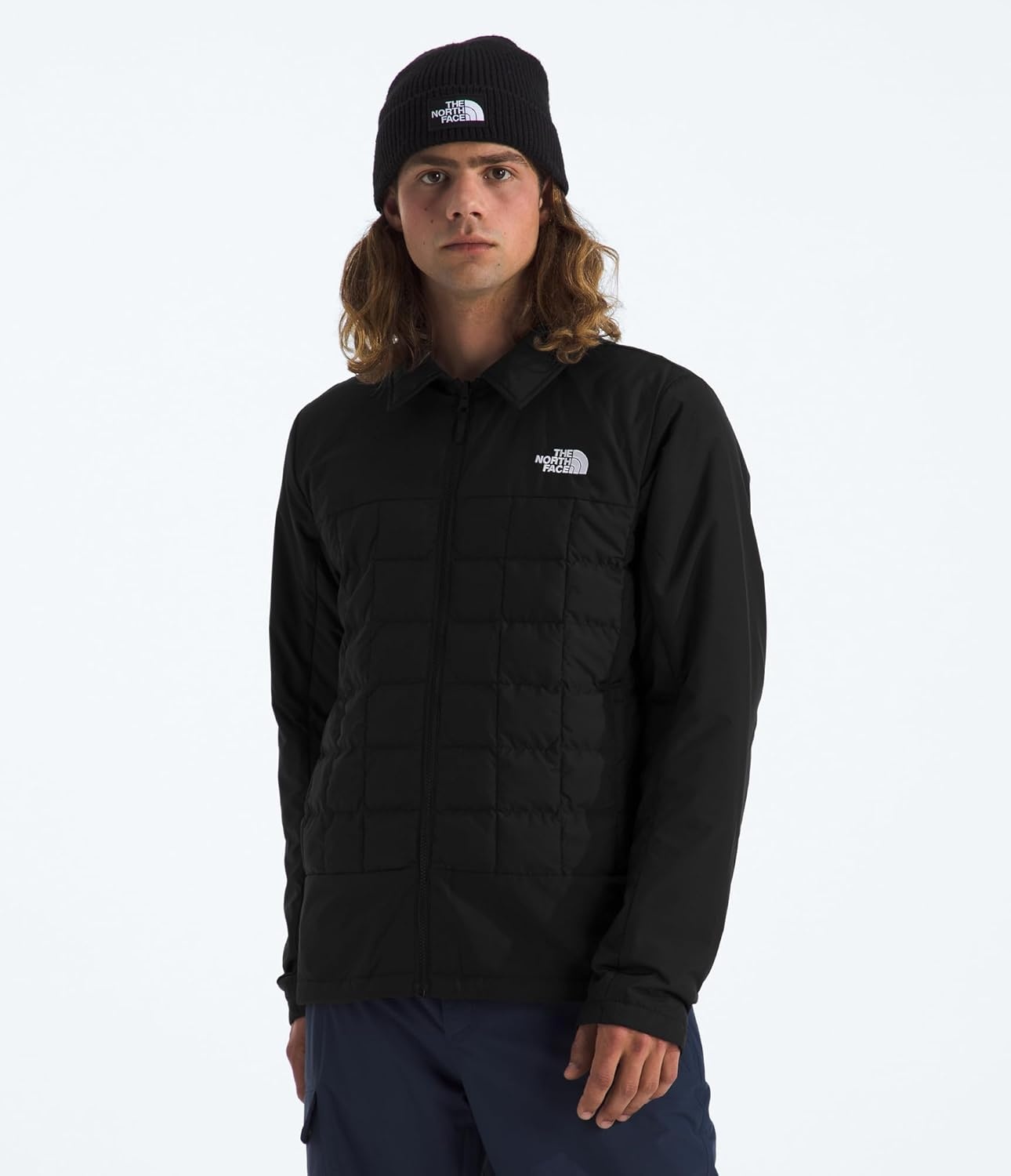 image:imageTHE NORTH FACE Mens Thermoball Eco Snow Triclimate Waterproof Insulated Ski Jacket Helmet Compatible Powder SkirtSummit NavyTnf Black