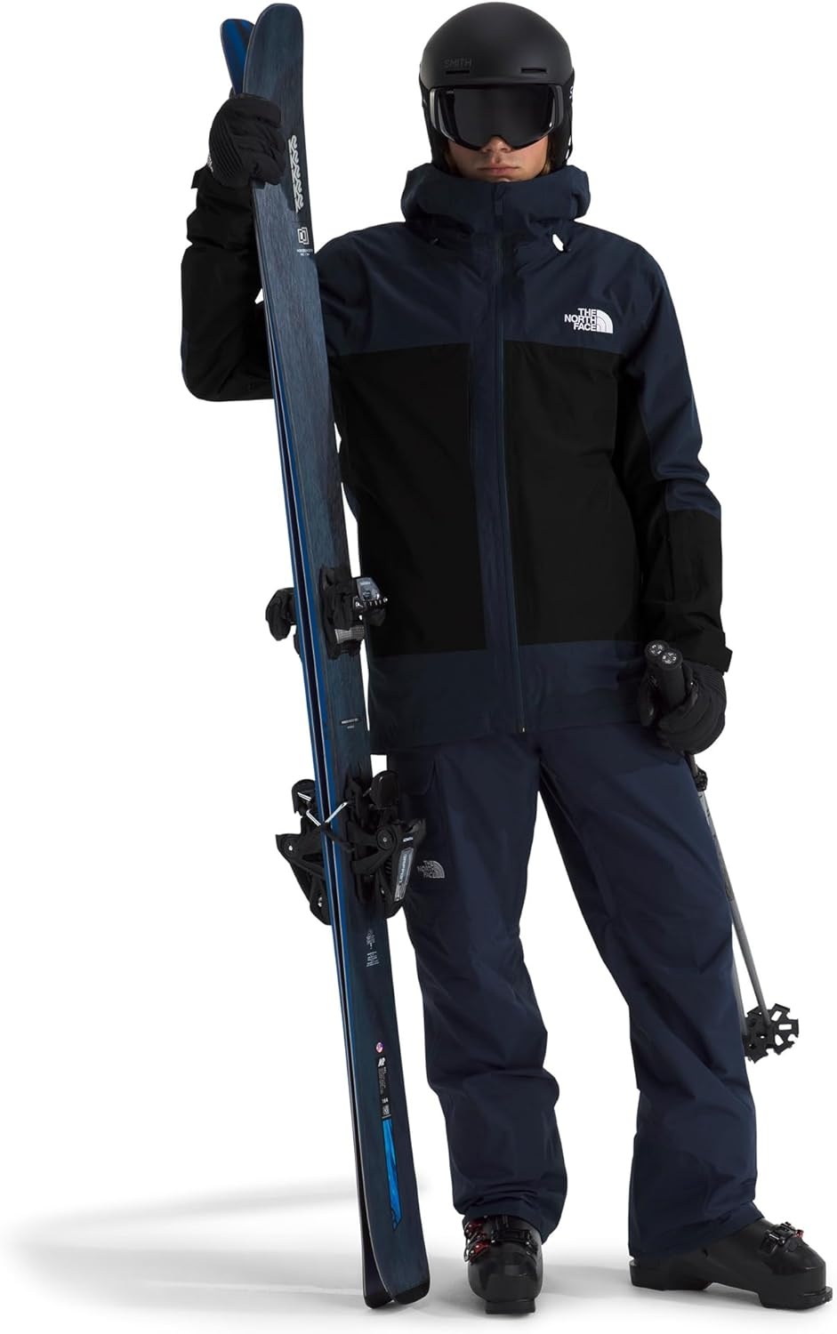 image:imageTHE NORTH FACE Mens Thermoball Eco Snow Triclimate Waterproof Insulated Ski Jacket Helmet Compatible Powder SkirtSummit NavyTnf Black