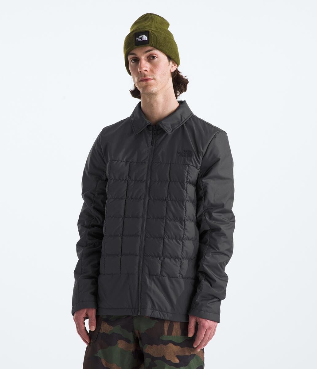 image:imageTHE NORTH FACE Mens Thermoball Eco Snow Triclimate Waterproof Insulated Ski Jacket Helmet Compatible Powder SkirtTnf Black CamoAsphalt Grey