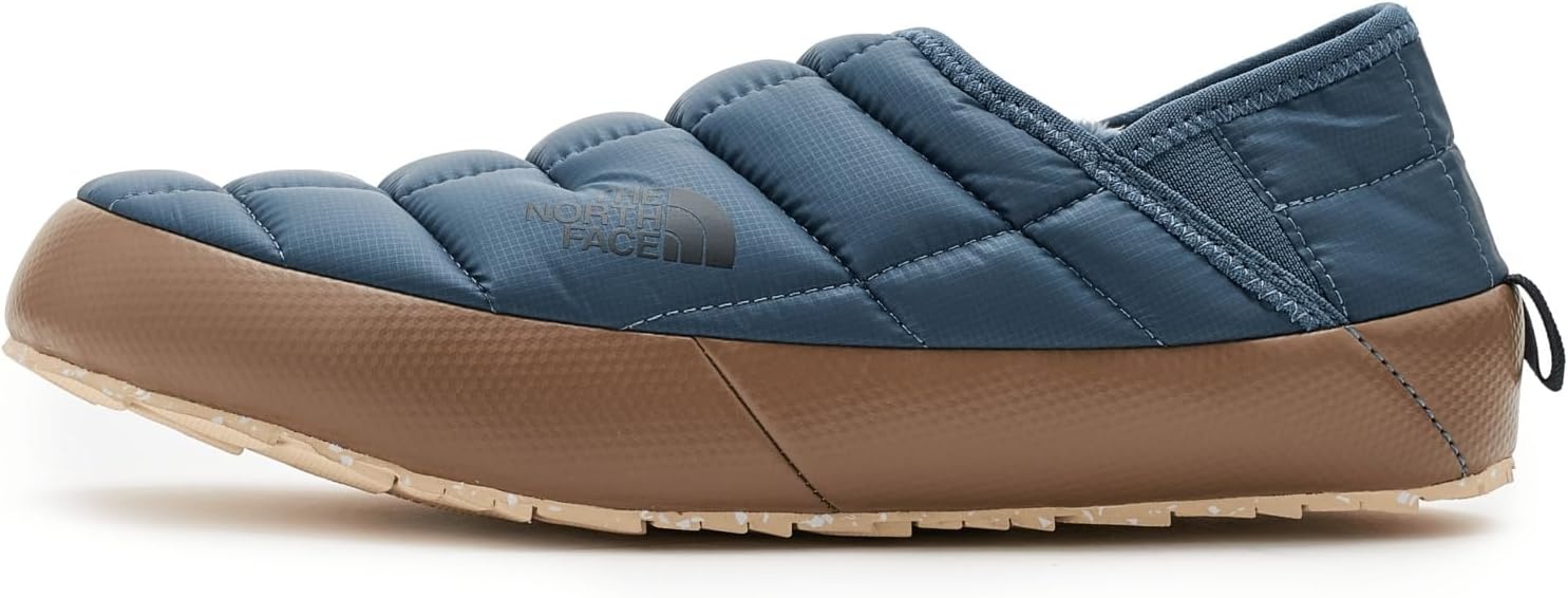 image:imageTHE NORTH FACE Mens Thermoball Traction Mule V Winter Shoe Insulated amp Water Repellent Rubber OutsoleGranite GreyGarnet Red