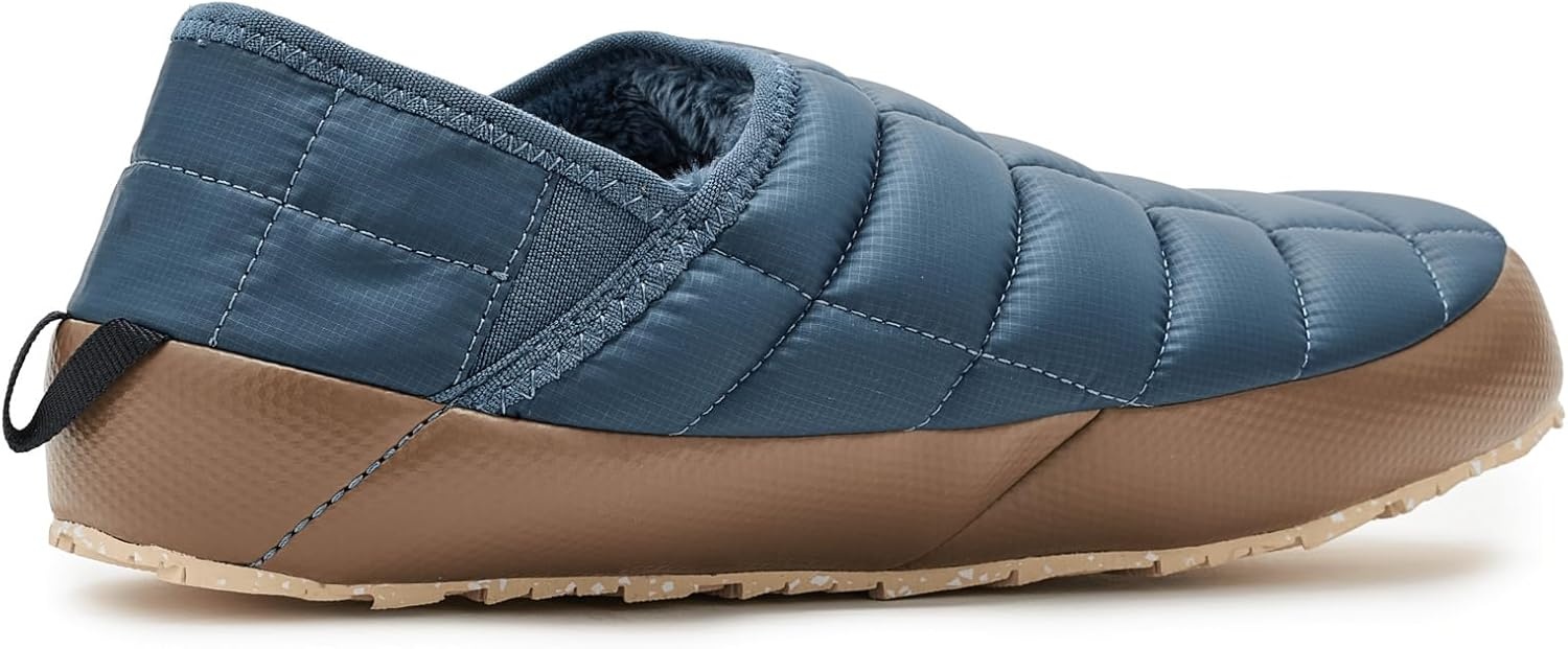 image:imageTHE NORTH FACE Mens Thermoball Traction Mule V Winter Shoe Insulated amp Water Repellent Rubber OutsoleGranite GreyGarnet Red