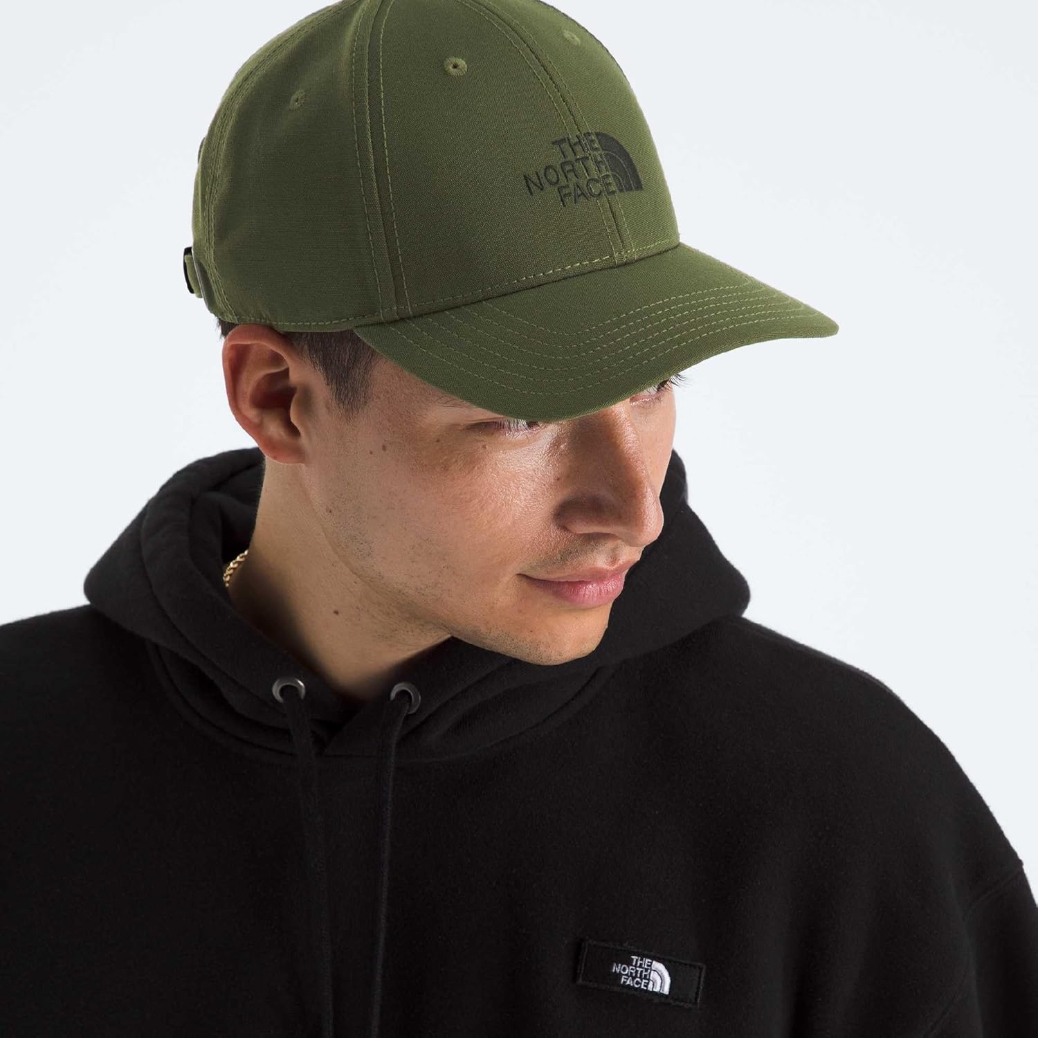 image:imageTHE NORTH FACE Recycled 66 Hat Classic Fit Ball Cap for Men amp Women with Embroidered Logo amp Adjustable Strap ClosureWoodland Green