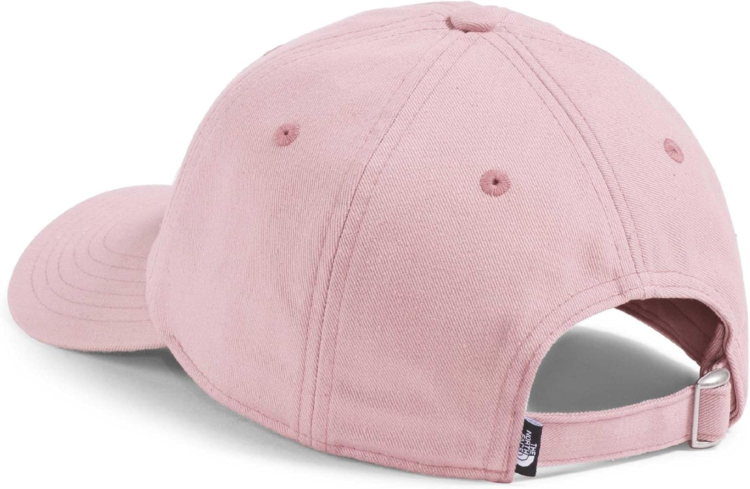 image:imageTHE NORTH FACE Roomy Norm Hat Classic Fit Ball Cap for Men amp Women Embroidered Logo Adjustable Strap amp Silver BuckleMetal PinkHorizontal Logo
