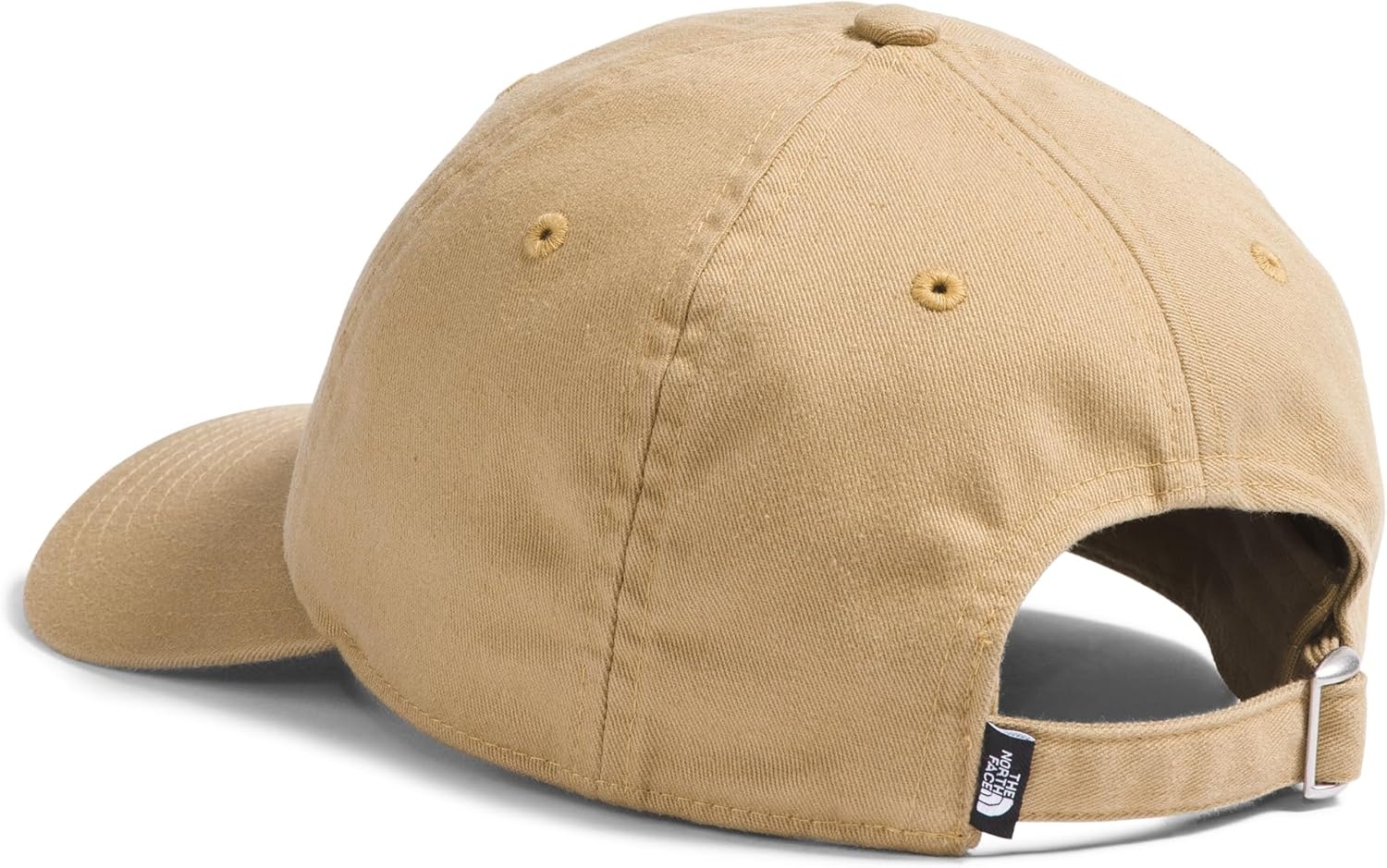image:imageTHE NORTH FACE Roomy Norm Hat Classic Fit Ball Cap for Men amp Women Embroidered Logo Adjustable Strap amp Silver BuckleWashed Khaki StoneHorizontal Logo