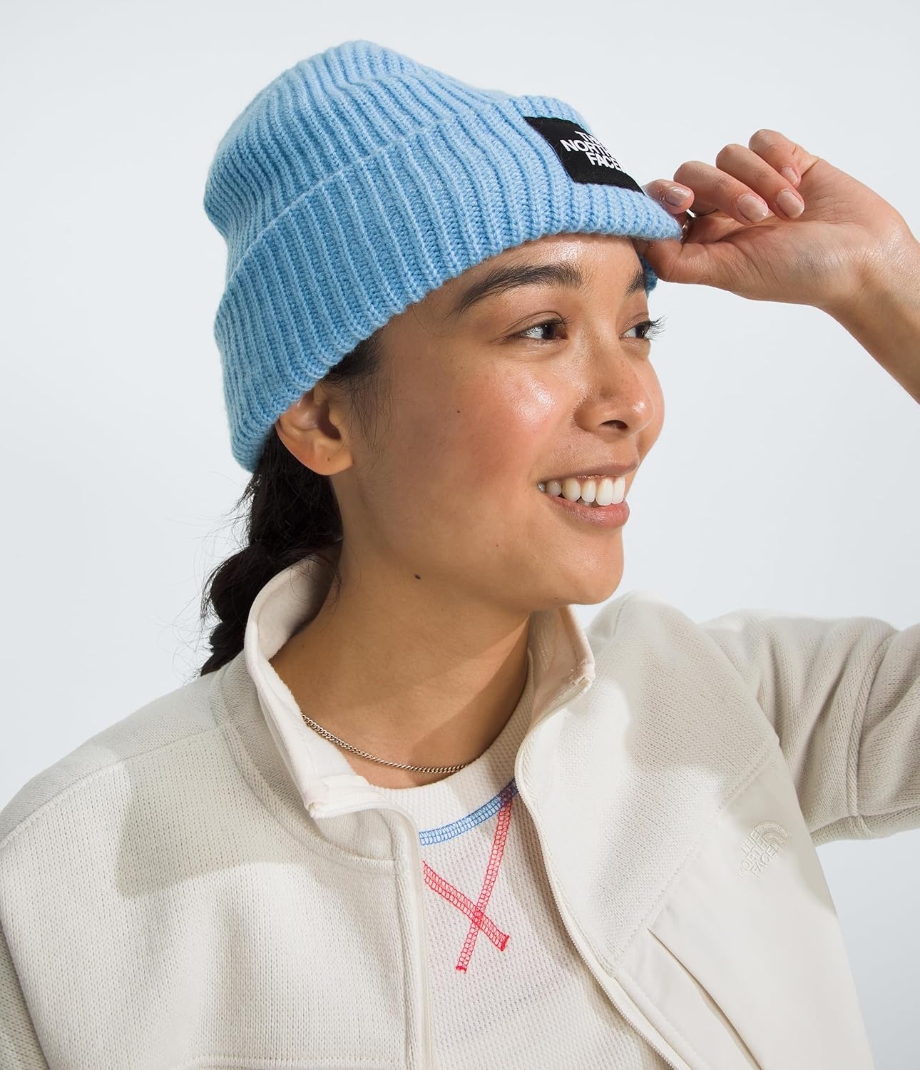 image:imageTHE NORTH FACE Salty Dog Lined Beanie Cuffed Winter Hat for Men amp Women Soft Lining With Moisture Wicking FlashdryCornflower