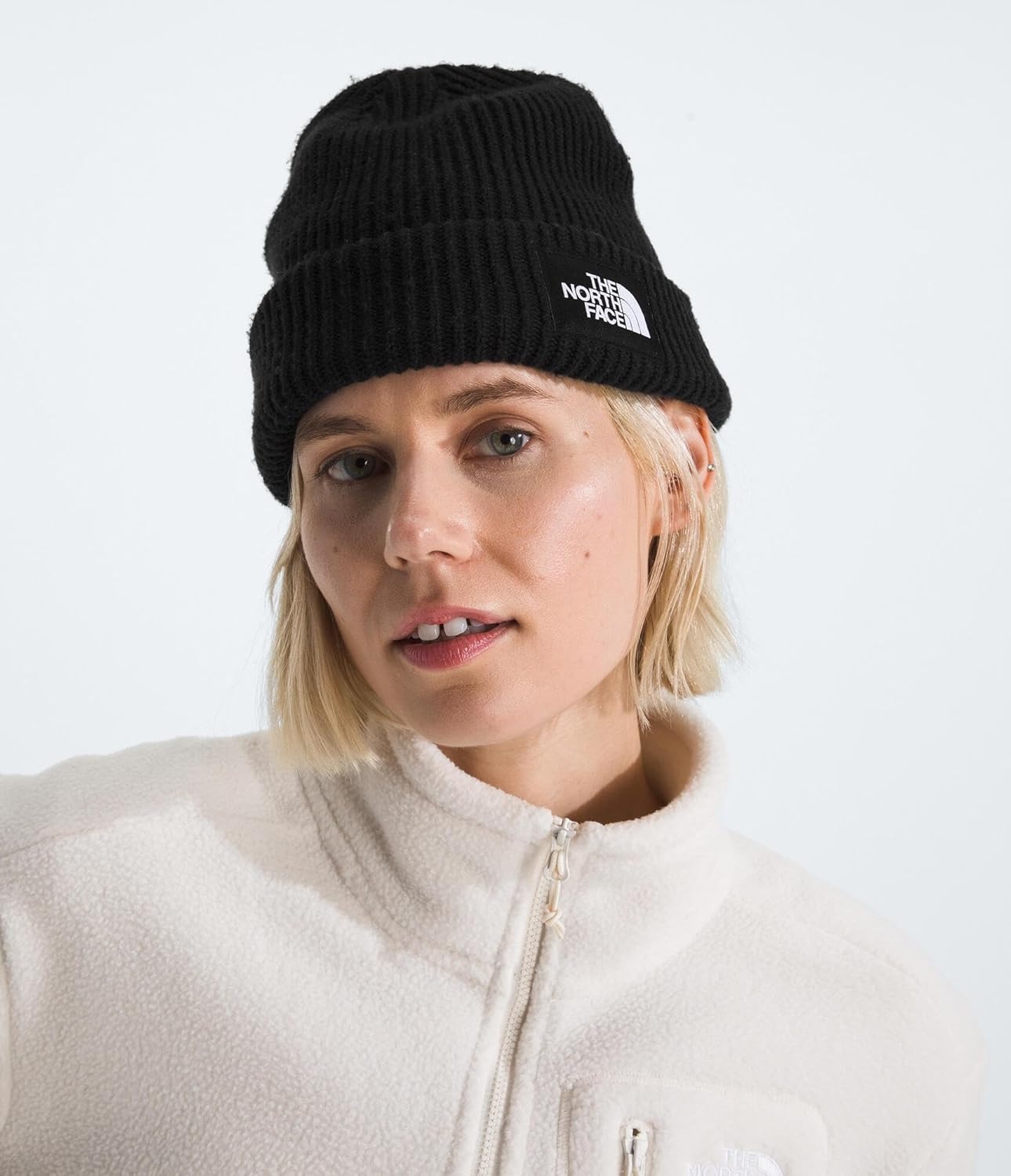 image:imageTHE NORTH FACE Salty Dog Lined Beanie Cuffed Winter Hat for Men amp Women Soft Lining With Moisture Wicking FlashdryTnf Black