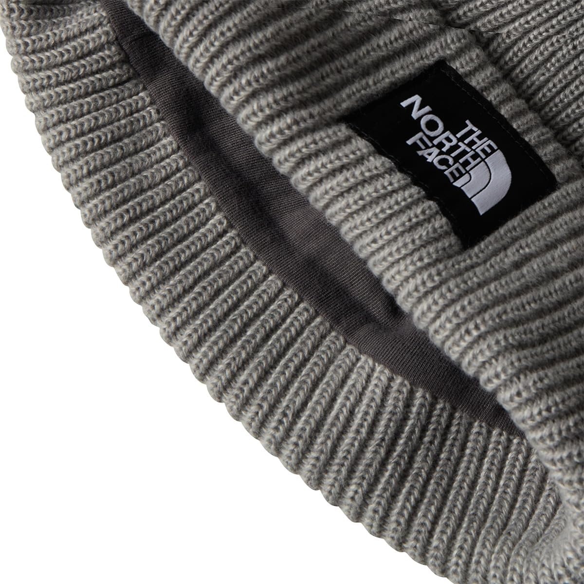 image:imageTHE NORTH FACE Salty Dog Lined Beanie Cuffed Winter Hat for Men amp Women Soft Lining With Moisture Wicking FlashdryTnf Light Grey Heather