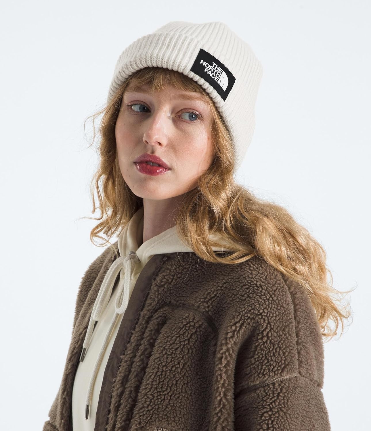 image:imageTHE NORTH FACE Salty Dog Lined Beanie Cuffed Winter Hat for Men amp Women Soft Lining With Moisture Wicking FlashdryWhite Dune
