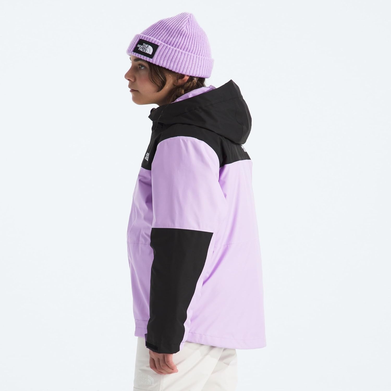 image:imageTHE NORTH FACE Teen Freedom Triclimate Jacket Heatseeker Insulation amp Water Repellent Helmet Compatible Hood Goggle WipeLite Lilac