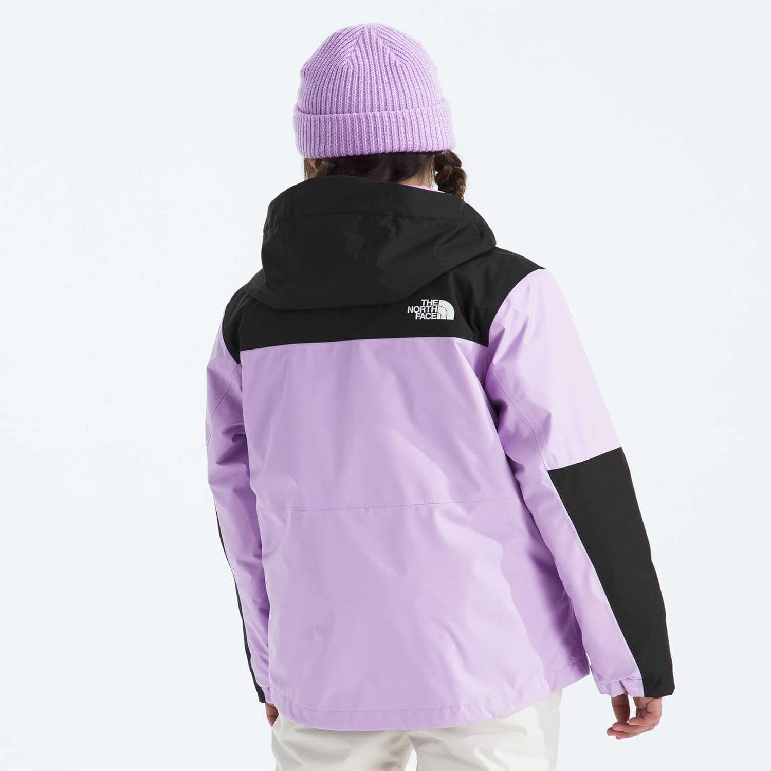 image:imageTHE NORTH FACE Teen Freedom Triclimate Jacket Heatseeker Insulation amp Water Repellent Helmet Compatible Hood Goggle WipeLite Lilac