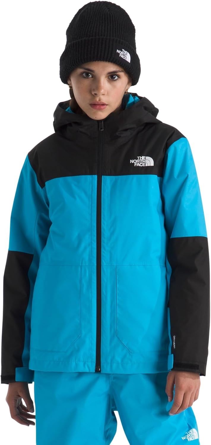 image:imageTHE NORTH FACE Teen Freedom Triclimate Jacket Heatseeker Insulation amp Water Repellent Helmet Compatible Hood Goggle WipeMeridian Blue