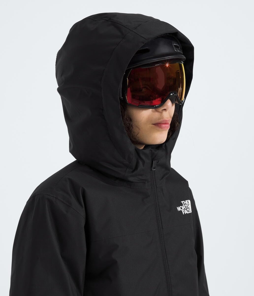 image:imageTHE NORTH FACE Teen Freedom Triclimate Jacket Heatseeker Insulation amp Water Repellent Helmet Compatible Hood Goggle WipeTnf Black