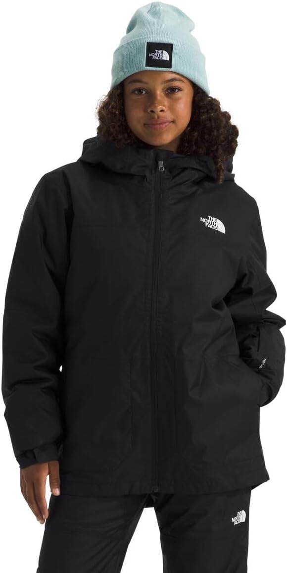 image:imageTHE NORTH FACE Teen Freedom Triclimate Jacket Heatseeker Insulation amp Water Repellent Helmet Compatible Hood Goggle WipeTnf Black