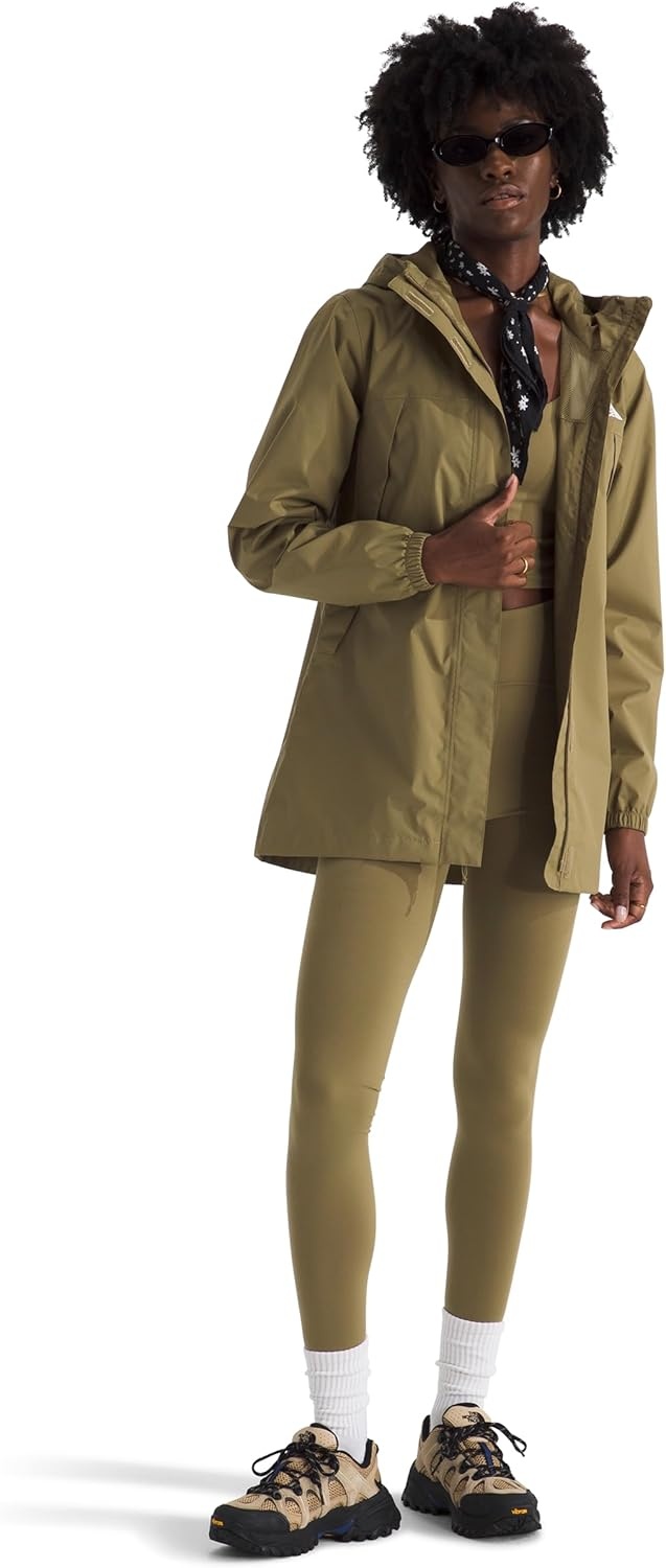 image:imageTHE NORTH FACE Womens Antora Rain Parka Breathable Waterproof Jacket Seam Sealed Adjustable Hood amp Zip Hand PocketsCedar
