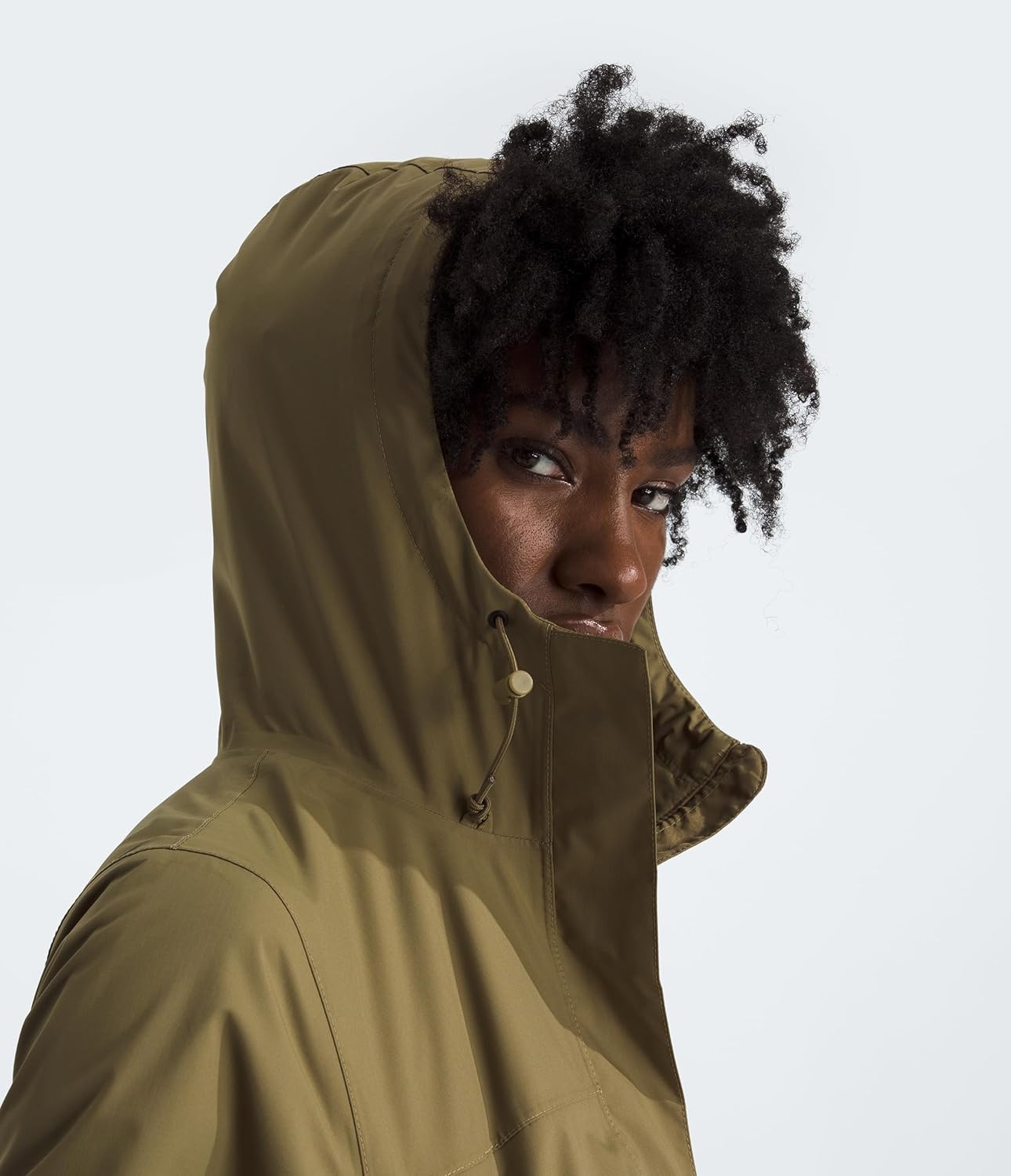 image:imageTHE NORTH FACE Womens Antora Rain Parka Breathable Waterproof Jacket Seam Sealed Adjustable Hood amp Zip Hand PocketsCedar