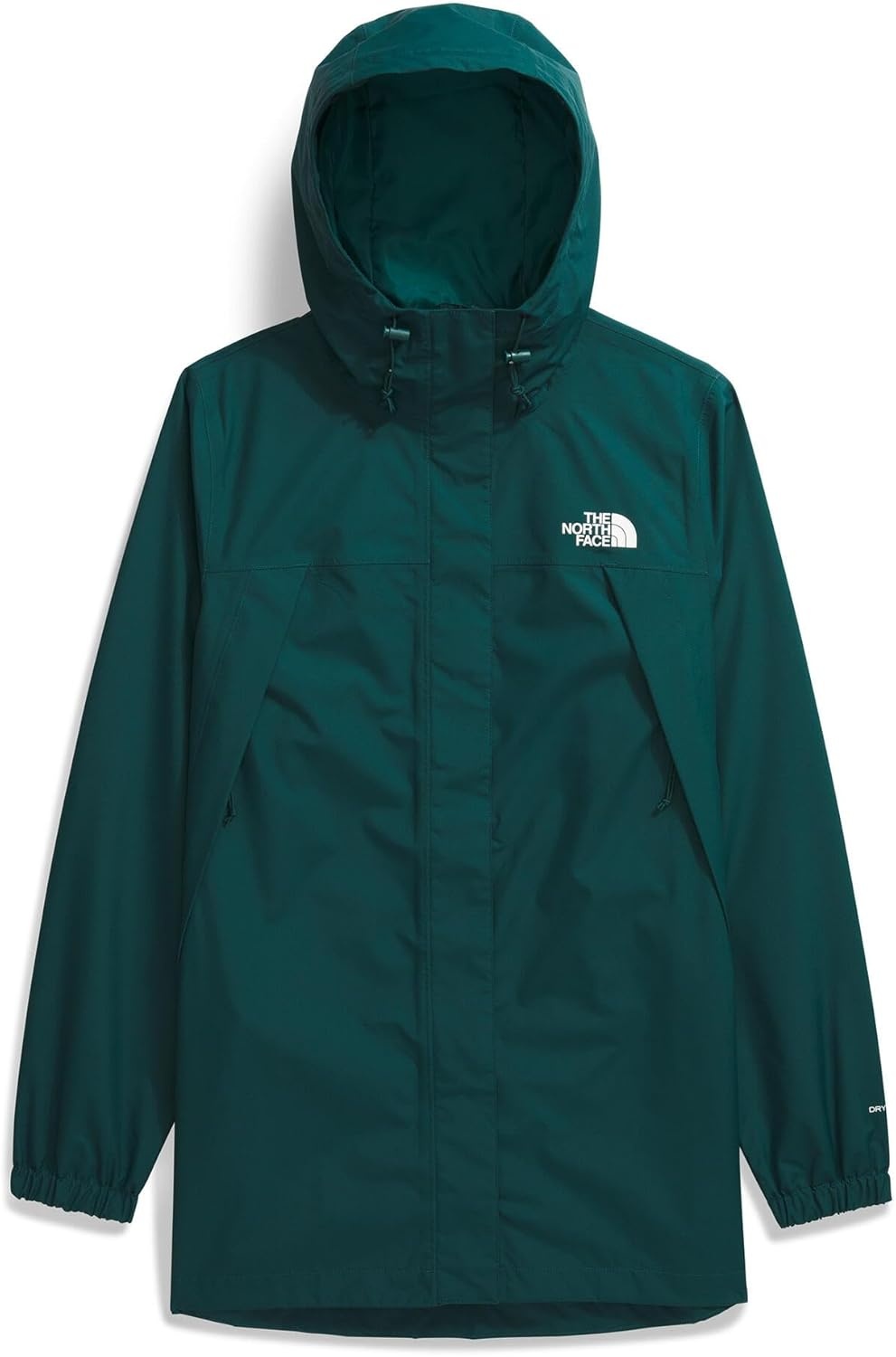 image:imageTHE NORTH FACE Womens Antora Rain Parka Breathable Waterproof Jacket Seam Sealed Adjustable Hood amp Zip Hand PocketsDeep Nori