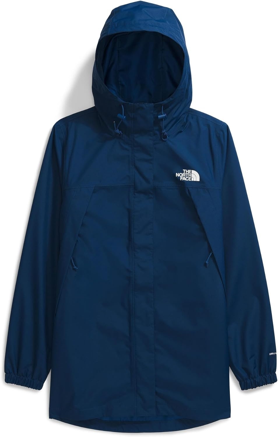 image:imageTHE NORTH FACE Womens Antora Rain Parka Breathable Waterproof Jacket Seam Sealed Adjustable Hood amp Zip Hand PocketsEstate Blue