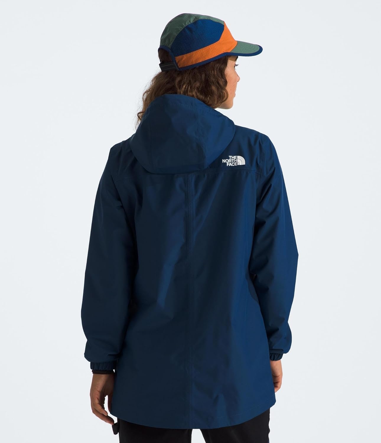 image:imageTHE NORTH FACE Womens Antora Rain Parka Breathable Waterproof Jacket Seam Sealed Adjustable Hood amp Zip Hand PocketsEstate Blue