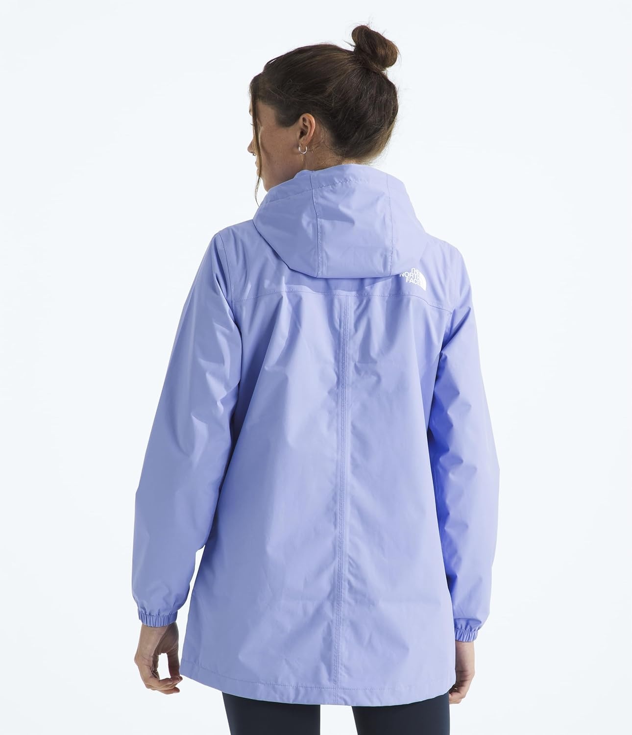 image:imageTHE NORTH FACE Womens Antora Rain Parka Breathable Waterproof Jacket Seam Sealed Adjustable Hood amp Zip Hand PocketsPeriwinkle Glow