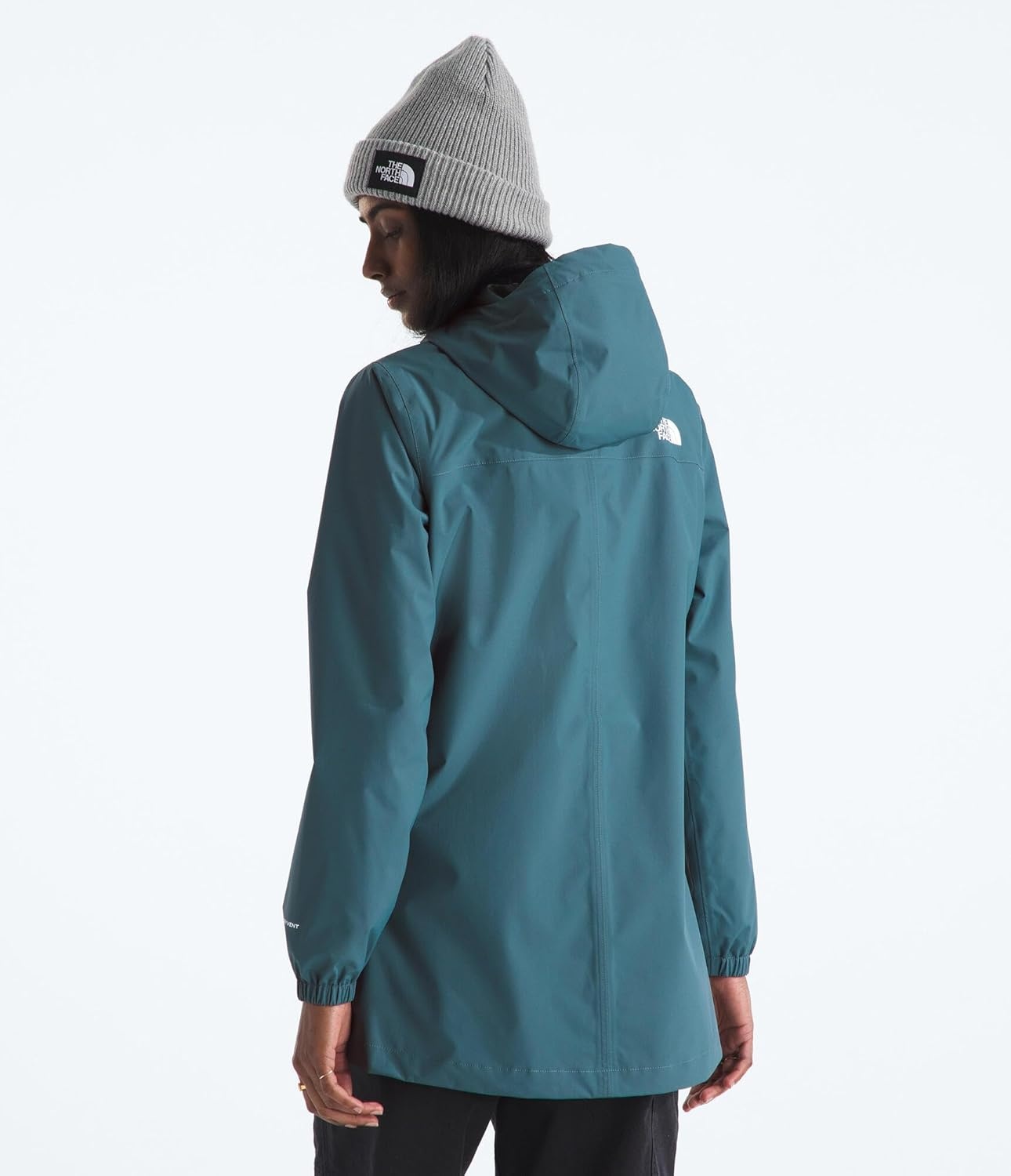 image:imageTHE NORTH FACE Womens Antora Rain Parka Breathable Waterproof Jacket Seam Sealed Adjustable Hood amp Zip Hand PocketsSpace