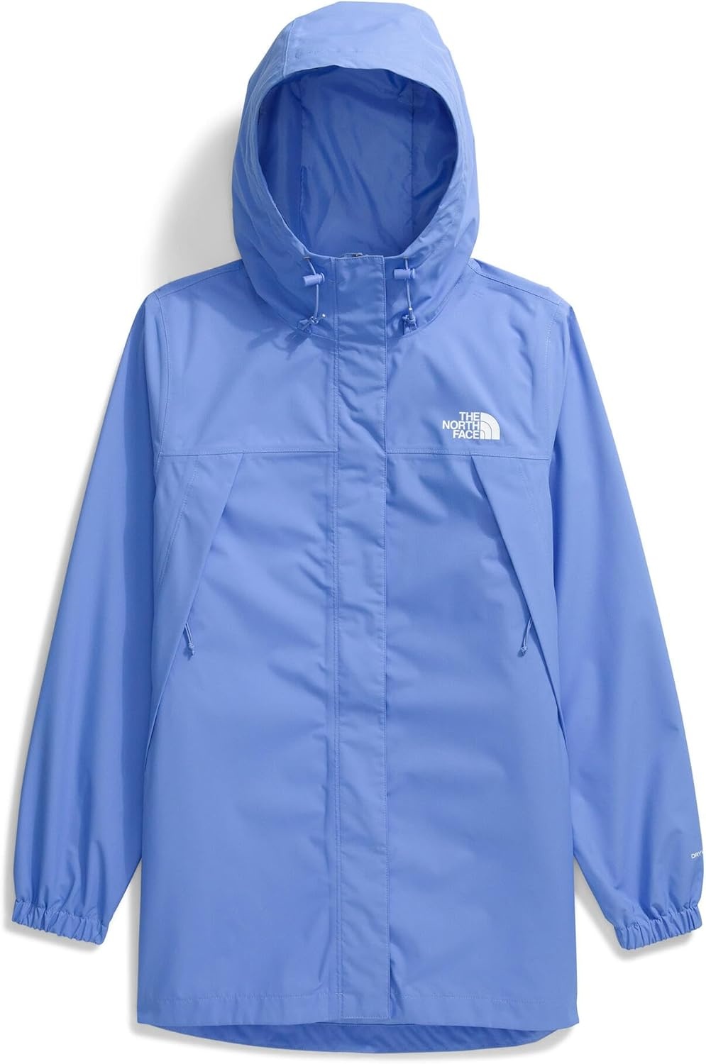 image:imageTHE NORTH FACE Womens Antora Rain Parka Breathable Waterproof Jacket Seam Sealed Adjustable Hood amp Zip Hand PocketsVirtual Blue