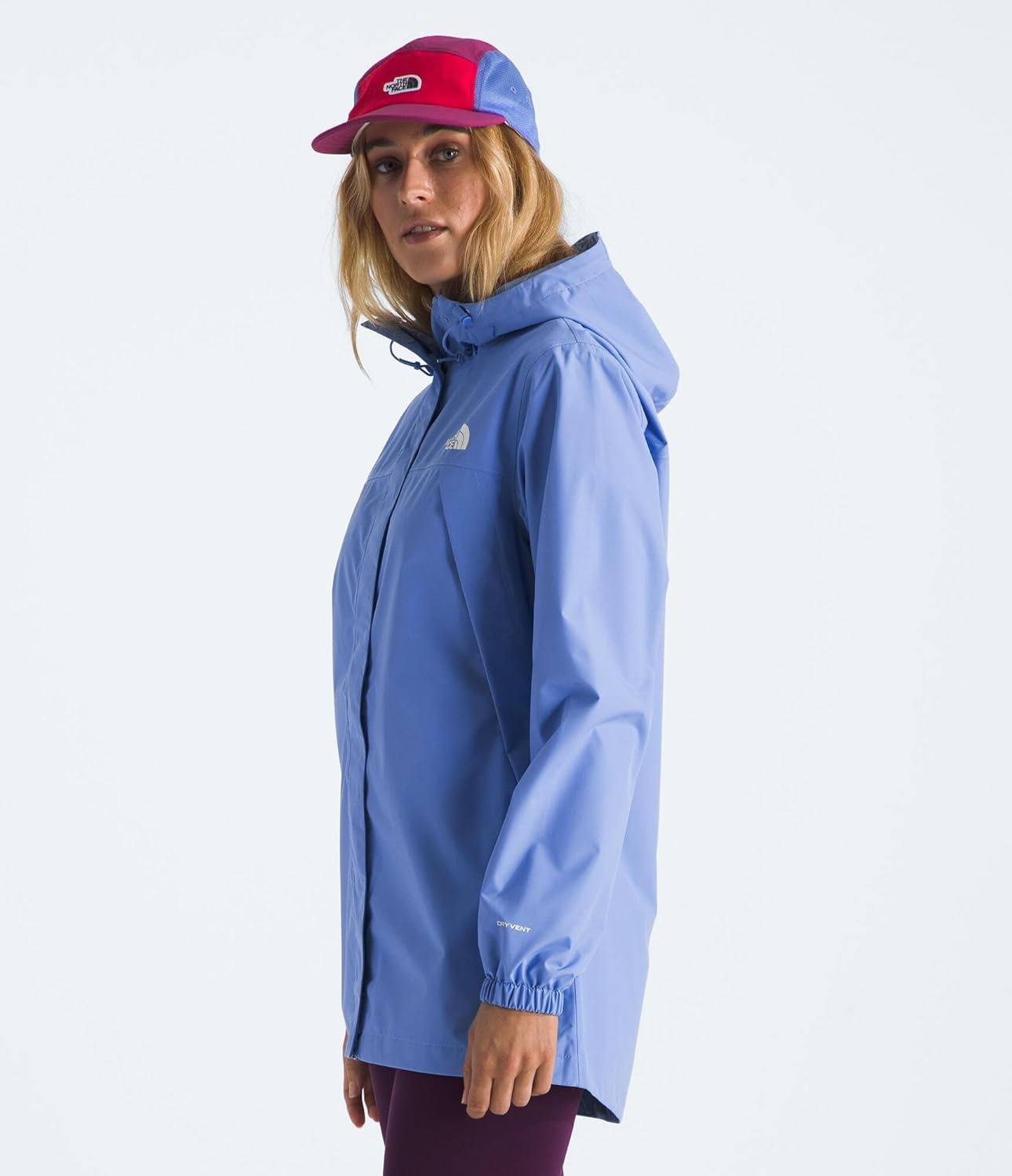 image:imageTHE NORTH FACE Womens Antora Rain Parka Breathable Waterproof Jacket Seam Sealed Adjustable Hood amp Zip Hand PocketsVirtual Blue