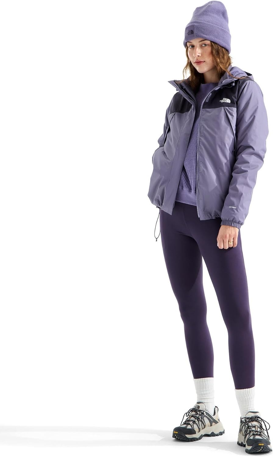 image:imageTHE NORTH FACE Womens Antora Triclimate Jacket Waterproof Shell Warm Inner Fleece Layer Adjustable Hood With DrawcordGrounded PlumEndless Dusk