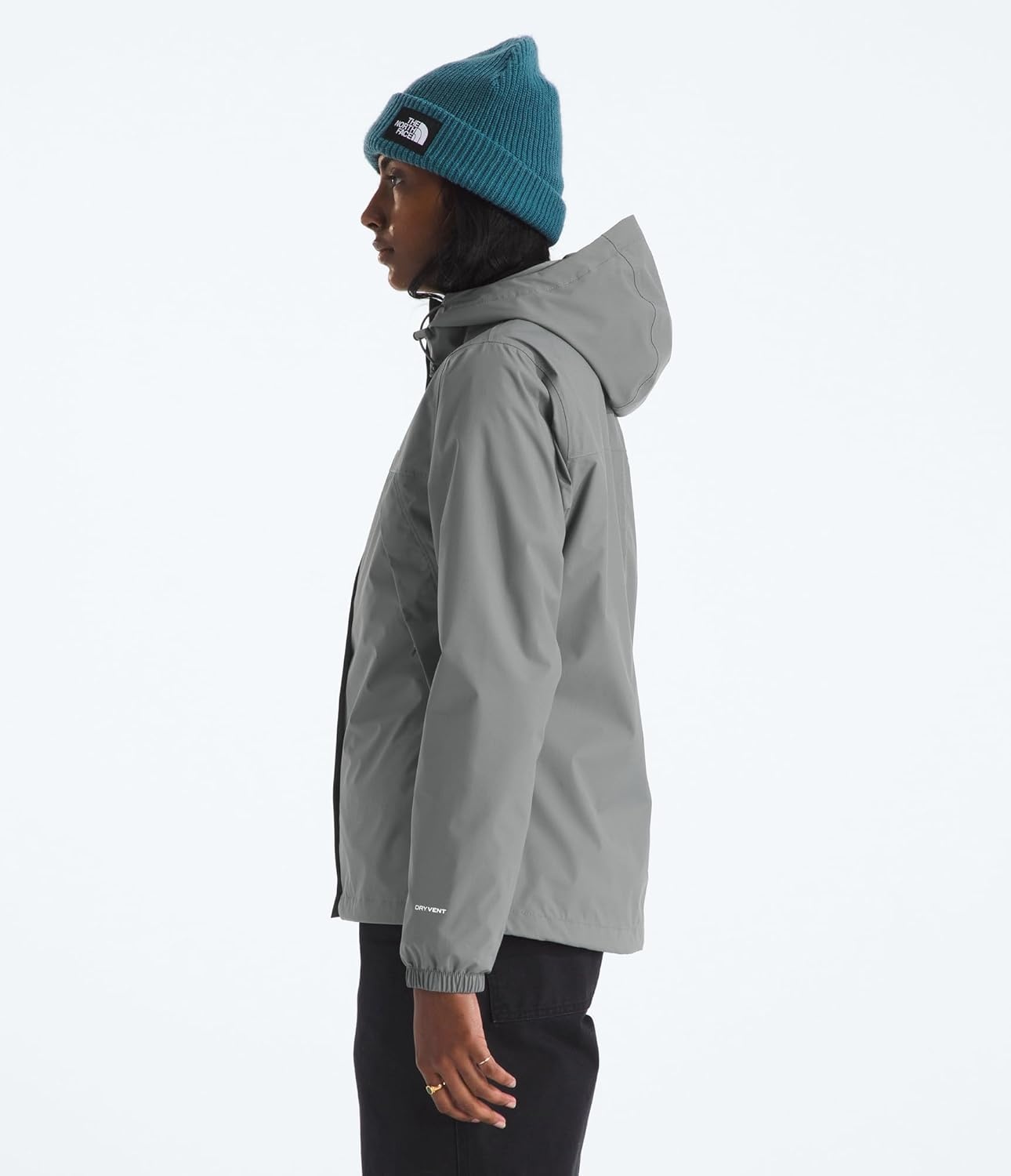 image:imageTHE NORTH FACE Womens Antora Triclimate Jacket Waterproof Shell Warm Inner Fleece Layer Adjustable Hood With DrawcordSmoked Pearl